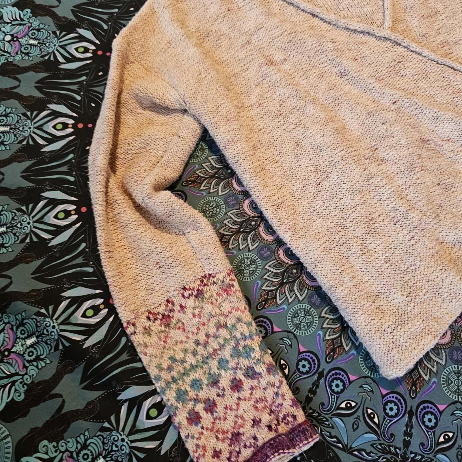 Designer Anthropologie Women's Cream Sweater Size XS / US 0-2 / IT 36-38 - 2 Thumbnail