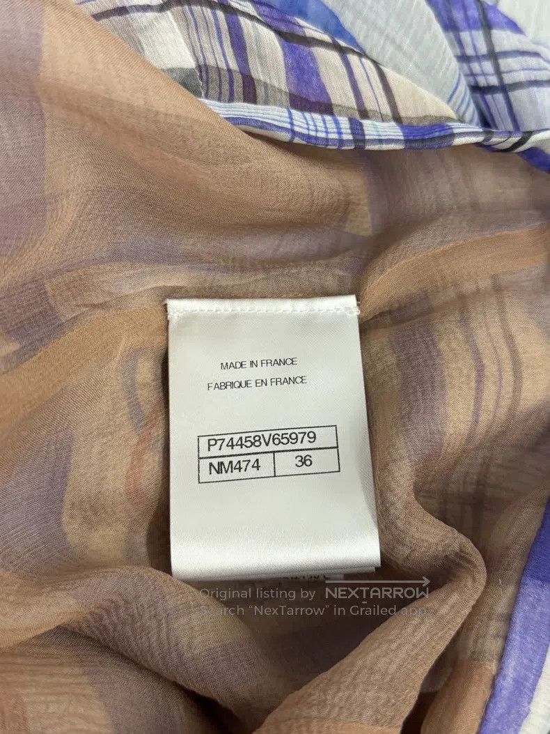Chanel Chanel 23P silk-printed trousers Size 24" / US 00 / IT 34 - 5 Thumbnail