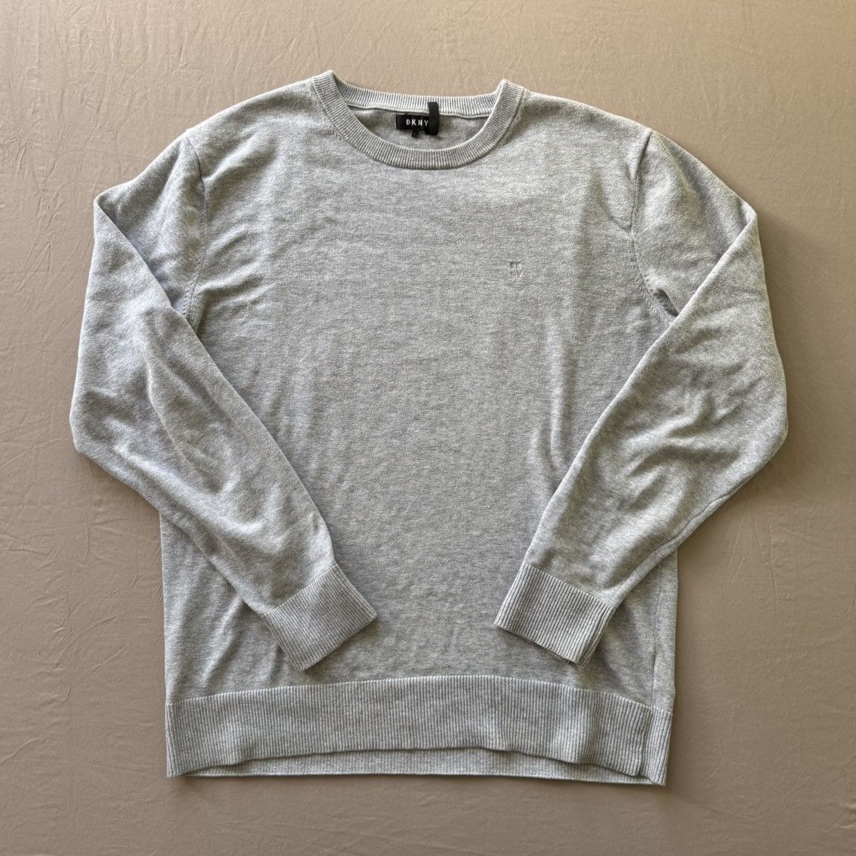 DKNY × Vintage DKNY Classic Basic Crewneck Sweater Size US L / EU 52-54 / 3 - 1 Thumbnail