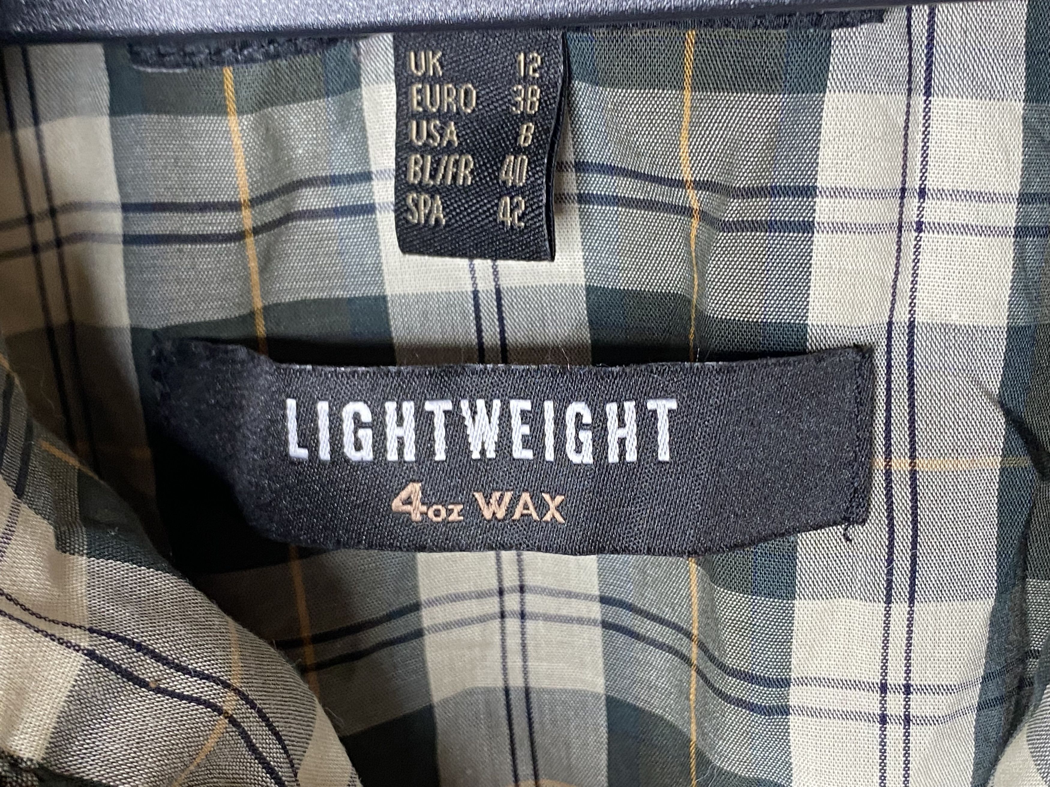 Icebreaker BARBOUR PREMIUM DEFENCE WAXED JACKET WOMEN LIGHTWEIGHT WAX Size M / US 6-8 / IT 42-44 - 8 Thumbnail