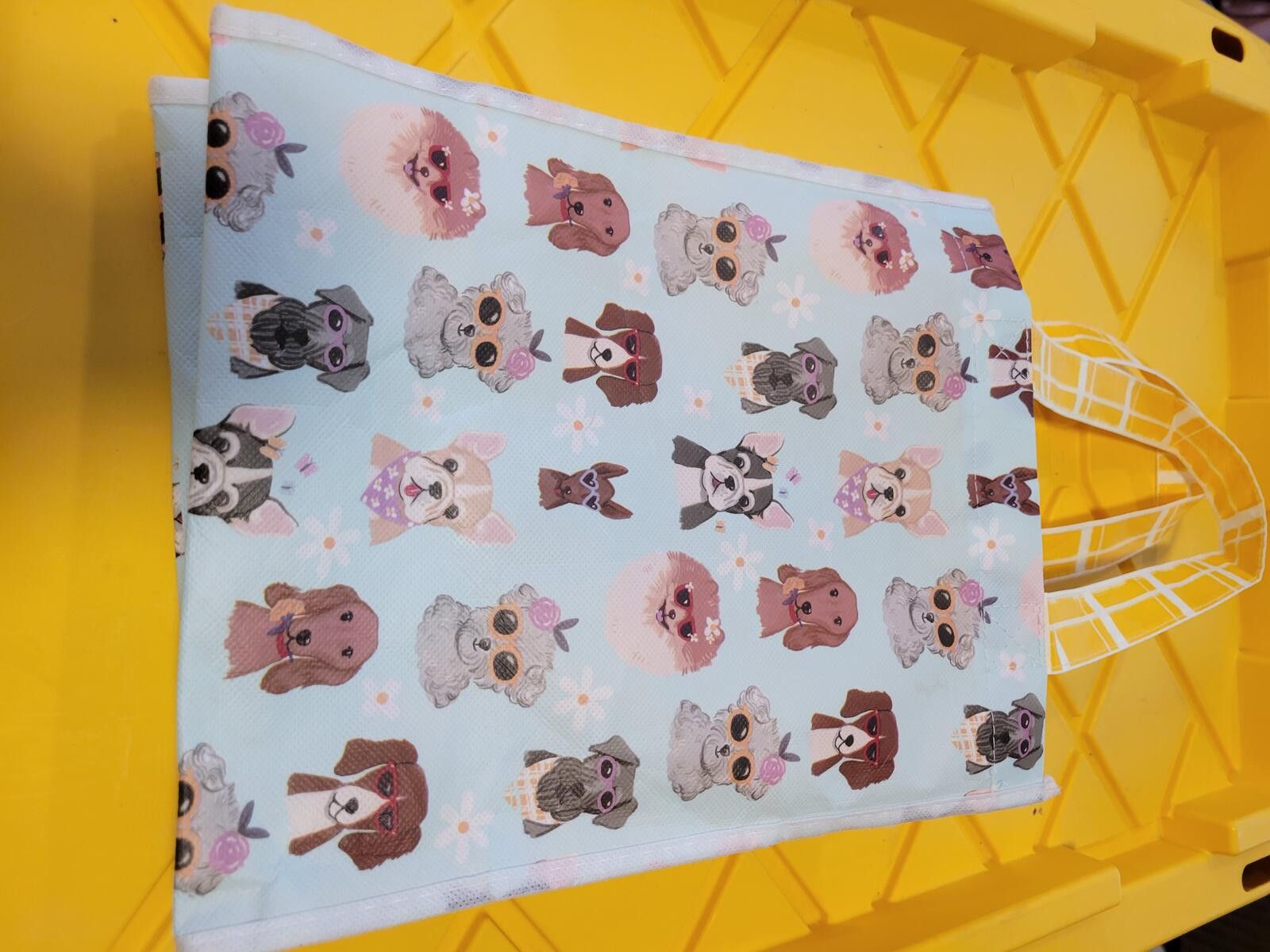 Genetic Manipulation Shinichiro Kuriya Reusable Tote Bag with Cute Dog Pattern Size ONE SIZE - 1 Thumbnail