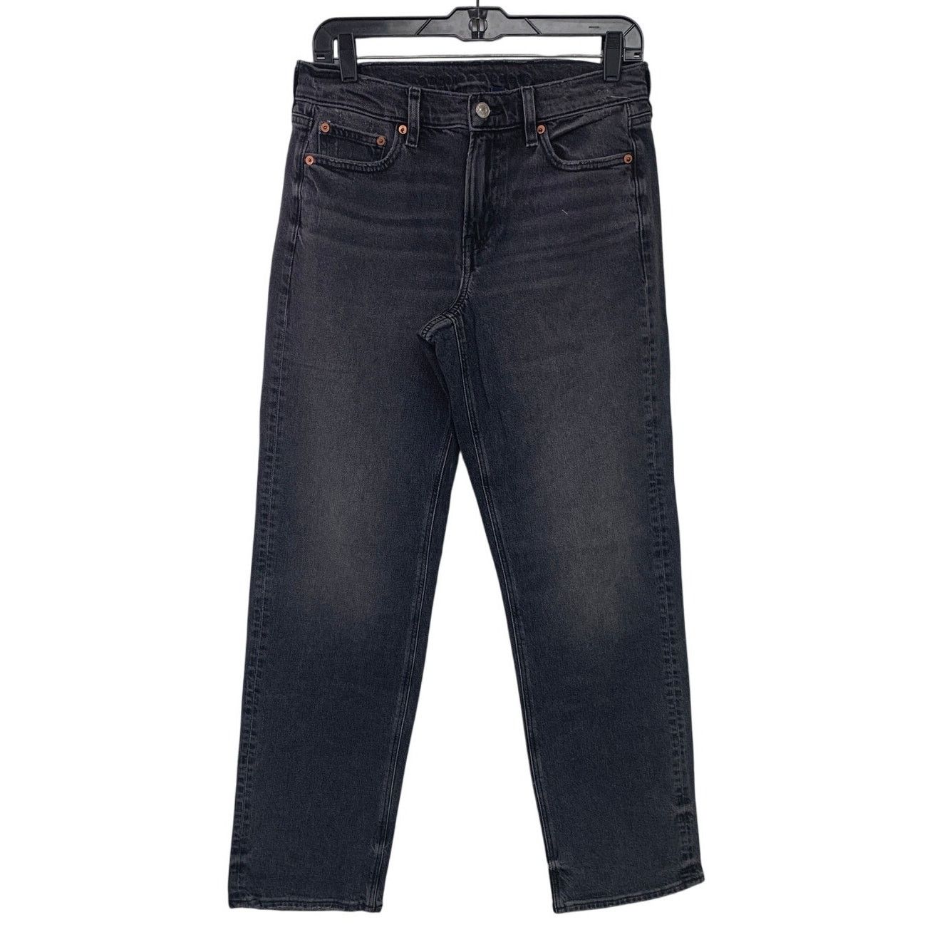 American Eagle Outfitters New American Eagle Womens Size 4 Straight Denim Jeans Size 27" / US 4 / IT 40 - 1 Thumbnail