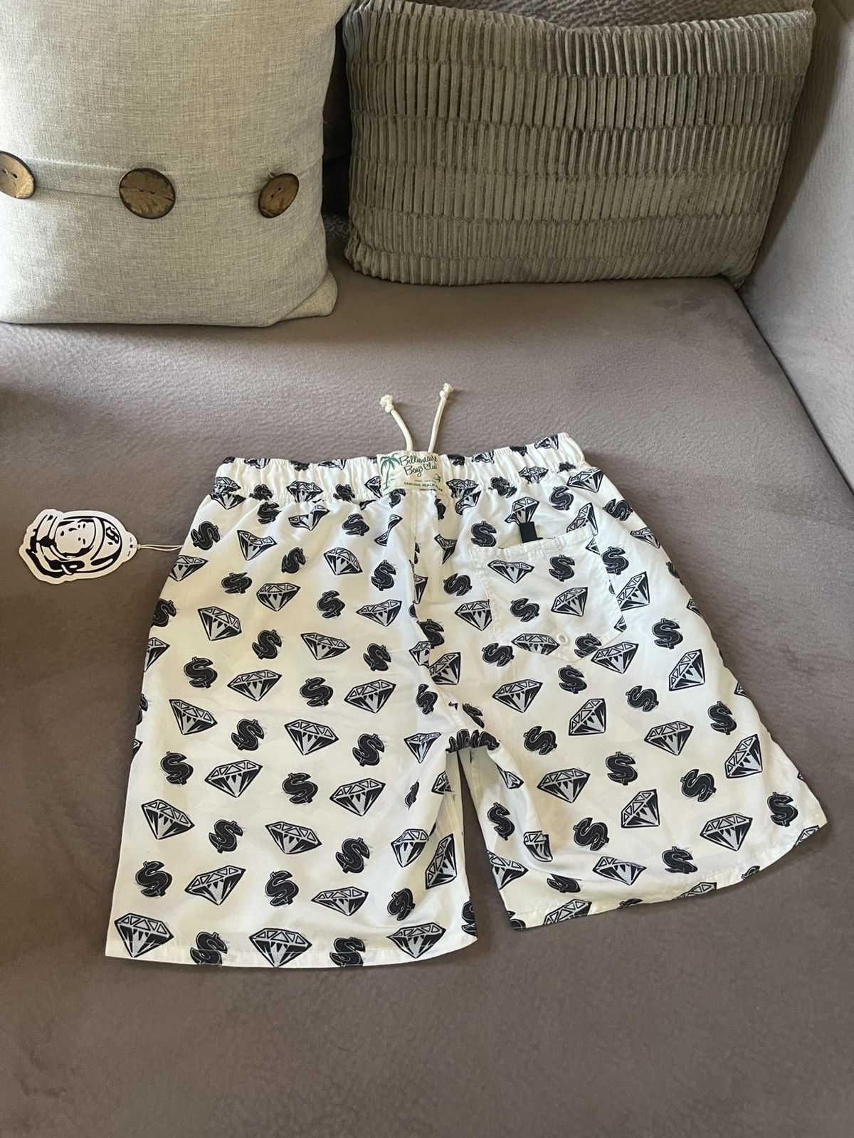 Billionaire Boys Club Billionaire Boys Club Diamond & Dollars Shorts Size US 36 / EU 52 - 6 Thumbnail