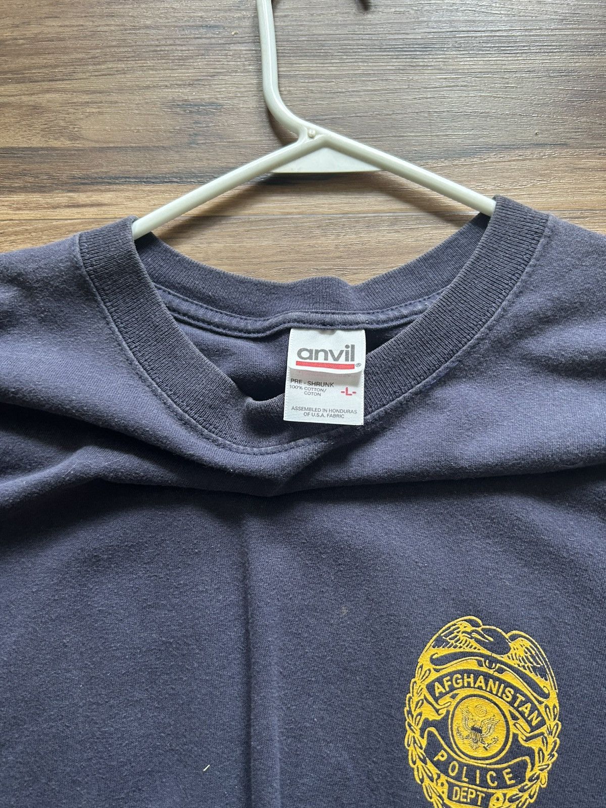 Vintage Vintage Afghanistan Police Tee Size US L / EU 52-54 / 3 - 4 Thumbnail