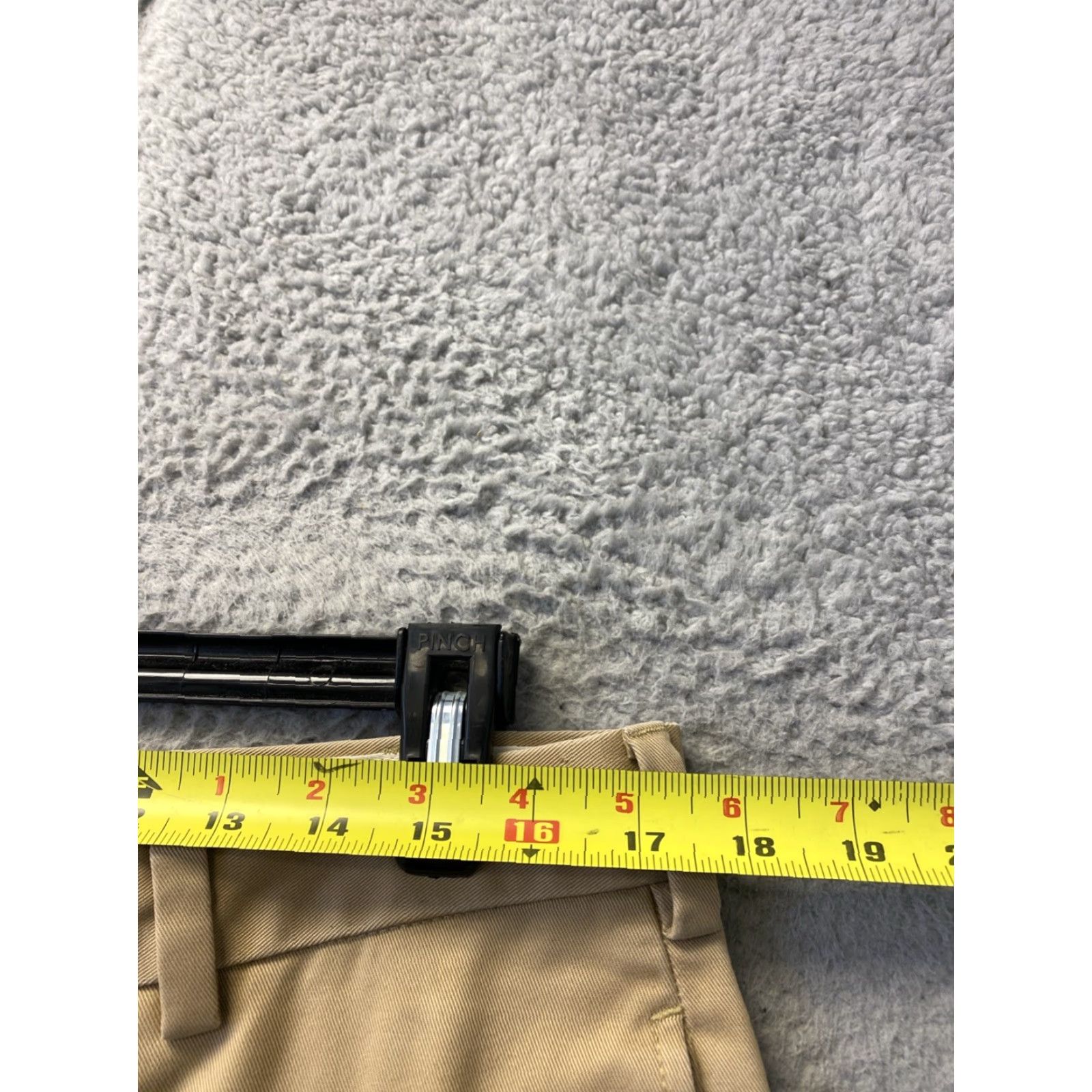 Brooks Brothers Brooks Brothers Chino Pants Mens 35x30 Light Gold Classic Fit Wool Blend Dress Pants Flat Front Zipper Stretch City Wedding 30 Inseam Men Size US 35 - 3 Thumbnail
