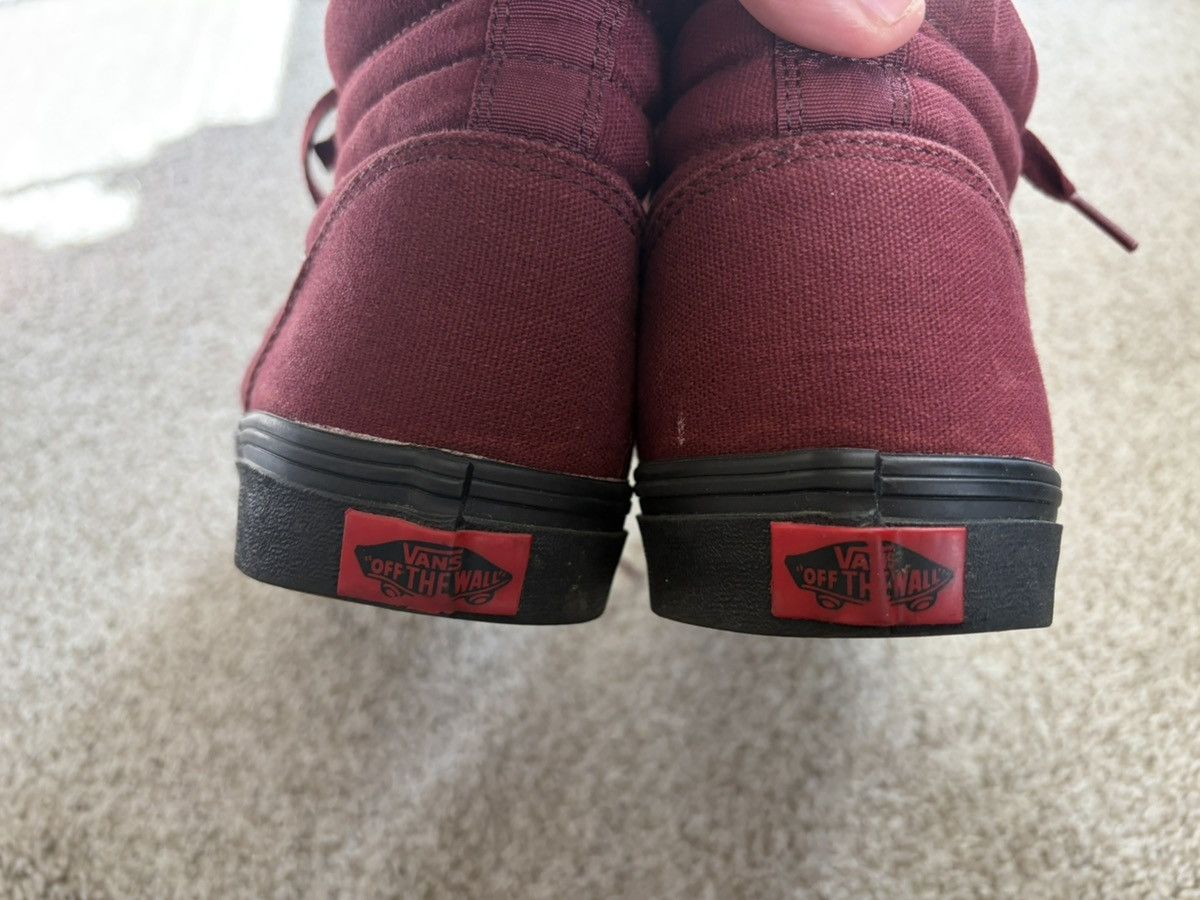 Vans Vans Maroon High Top Sneakers Size US 10 / EU 43 - 5 Thumbnail