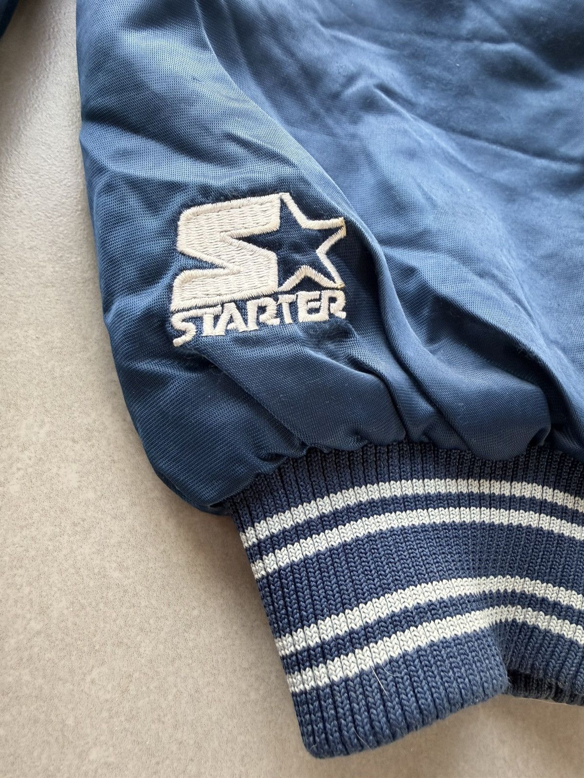 Starter Dallas Cowboys navy Starter jacket Size XL Size US XL / EU 56 / 4 - 11 Thumbnail
