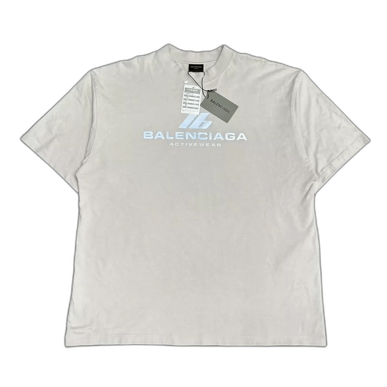 Balenciaga balenciaga activewear logo short sleeve tee Size US L / EU 52-54 / 3 - 1 Thumbnail