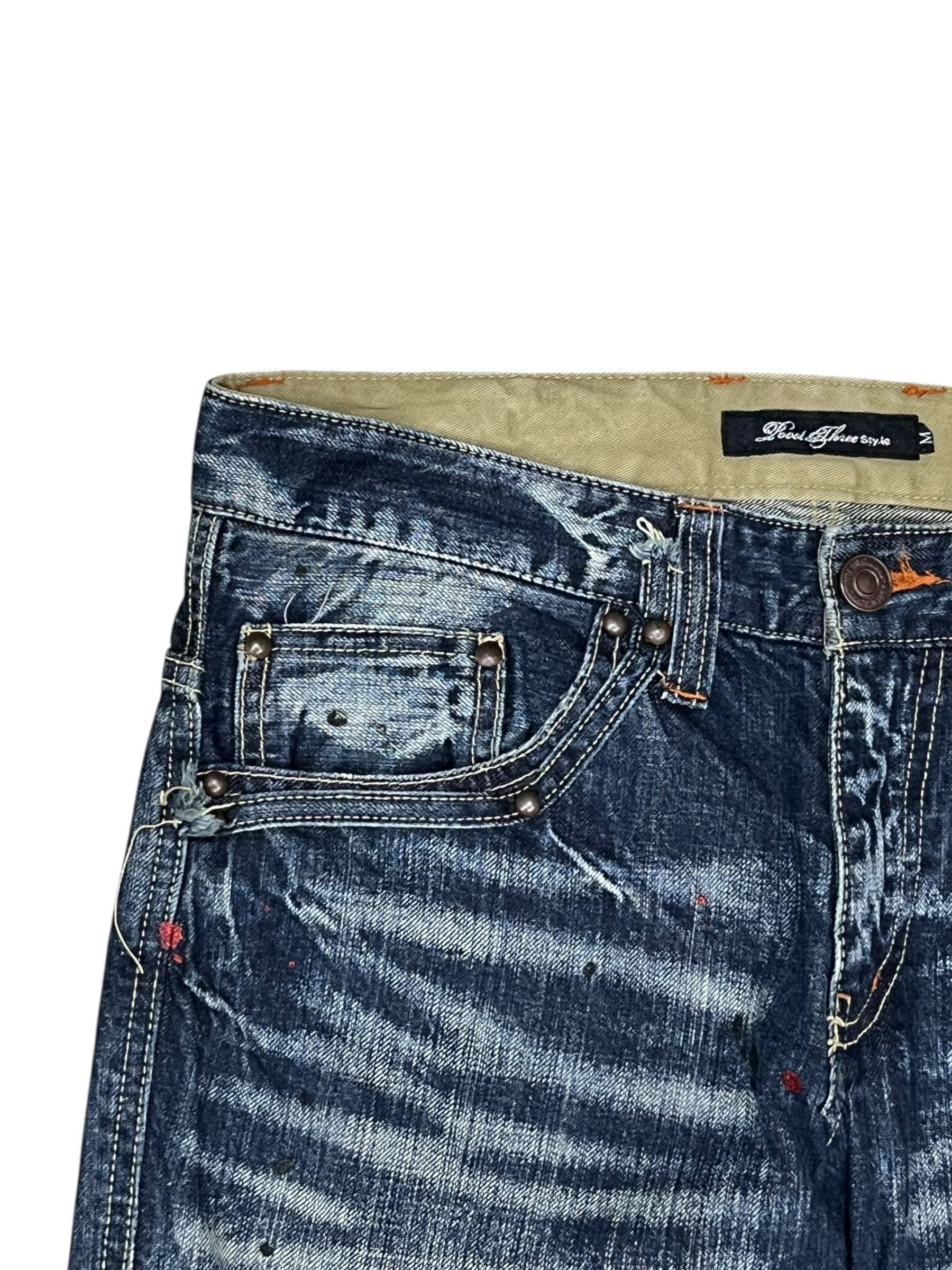 Seditionaries Root Three Style Grunge Whisker Glitter Splatter Flare Size US 30 / EU 46 - 8 Thumbnail
