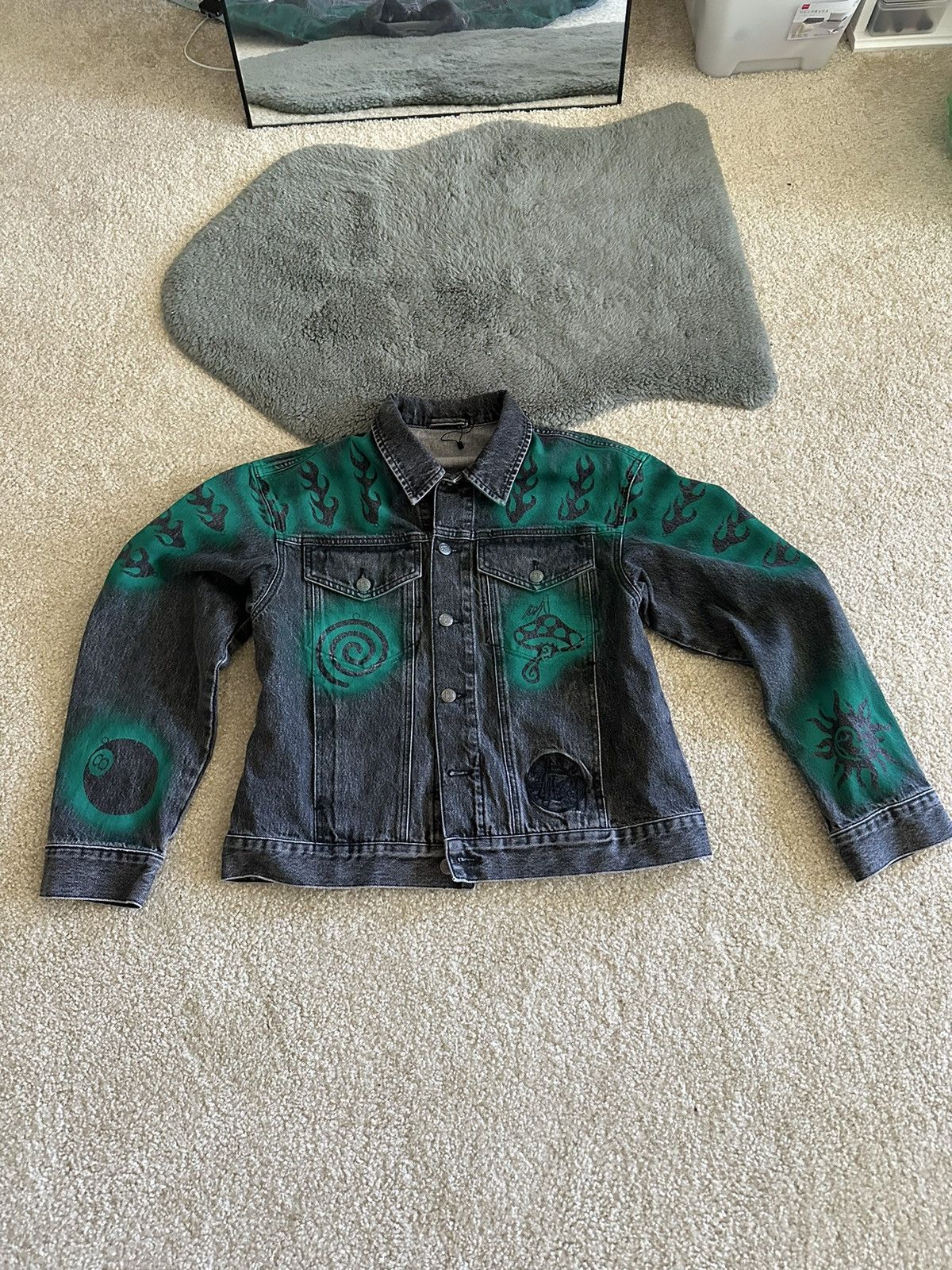 Dries Van Noten Stussy Dries Van Noten Denim Jacket SAMPLE | Grailed