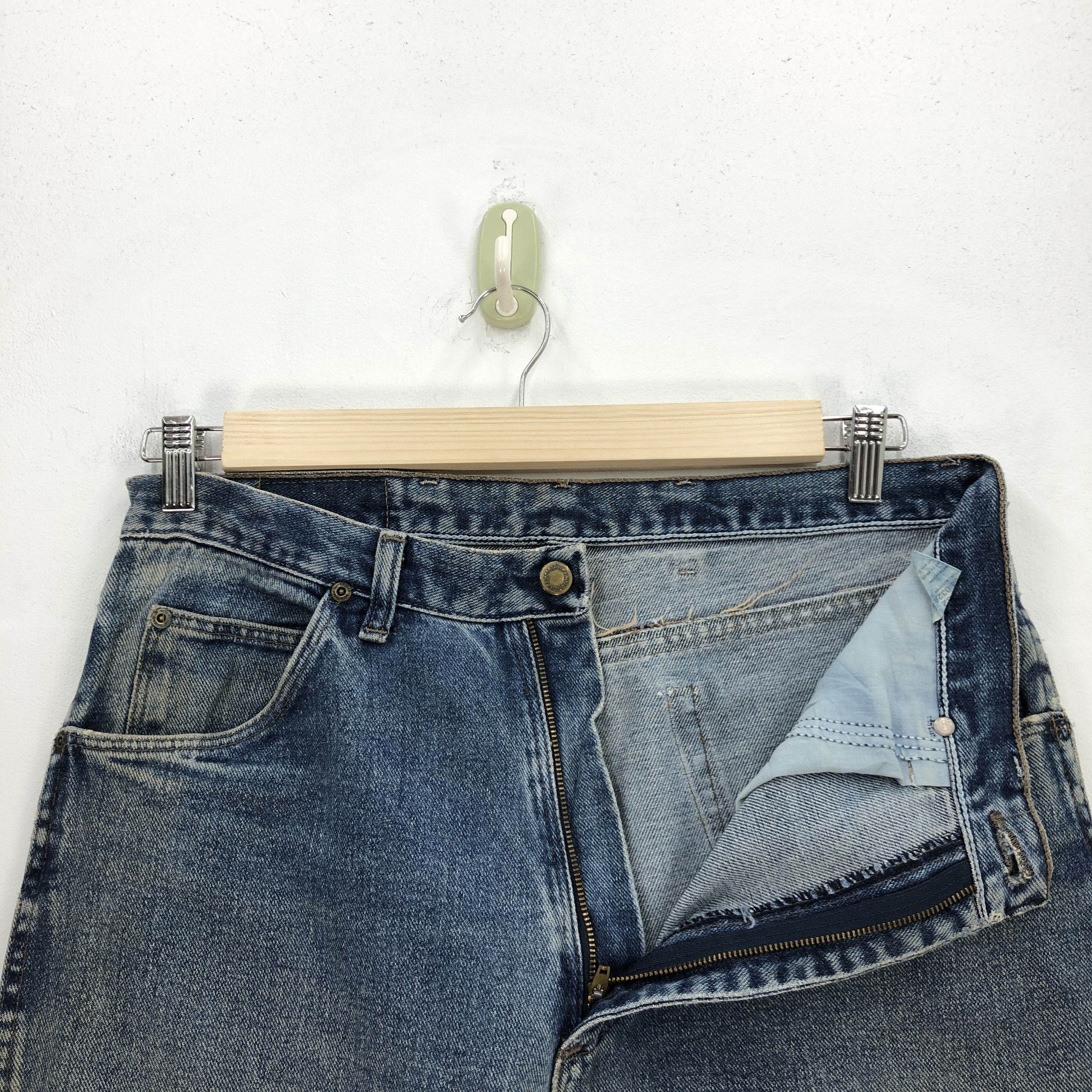Wrangler Vintage Wrangler Jeans Patchwork Denim Rework Kapital Pants Size US 32 / EU 48 - 5 Thumbnail