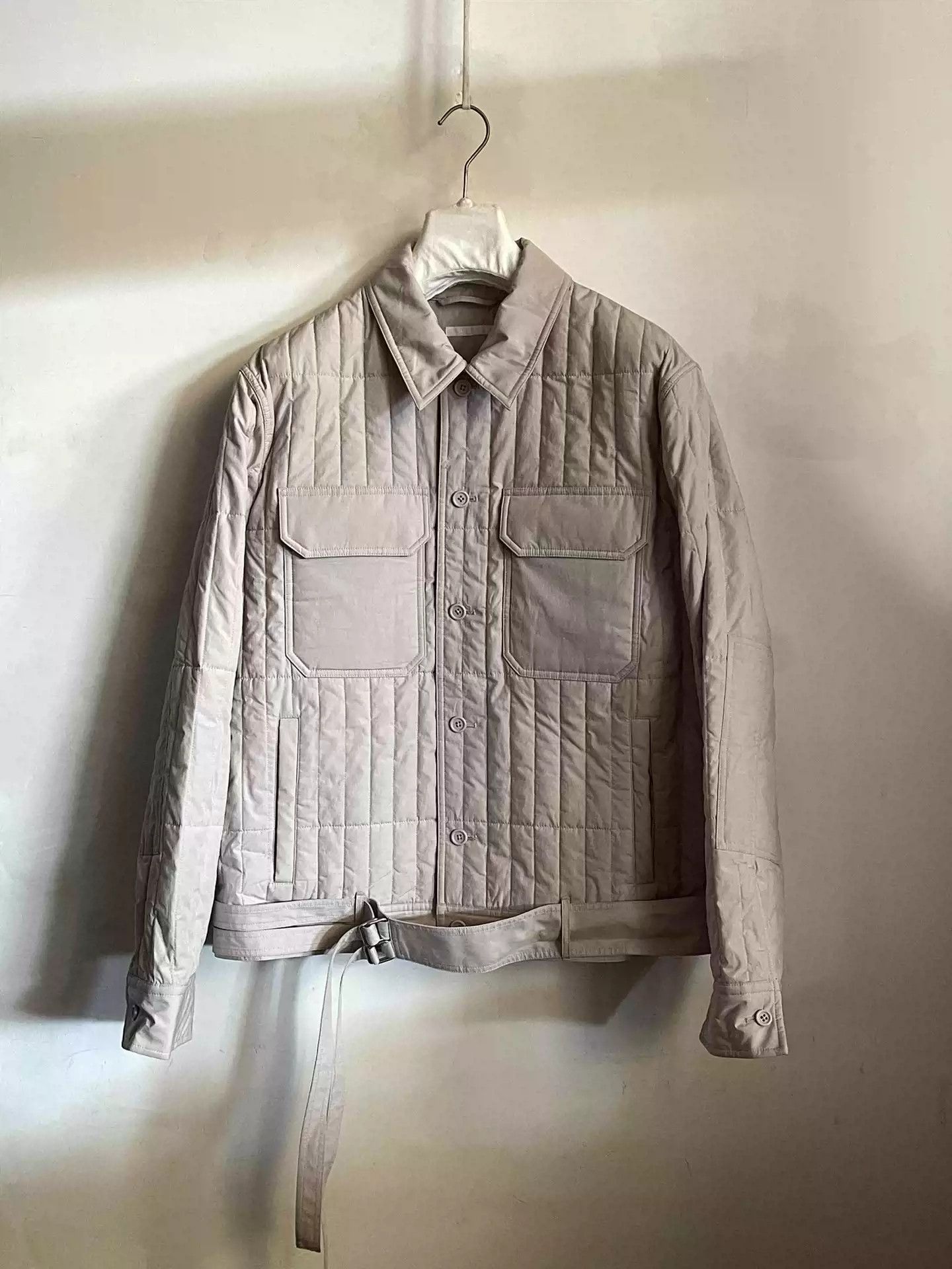 Helmut Lang striped cotton jacket
