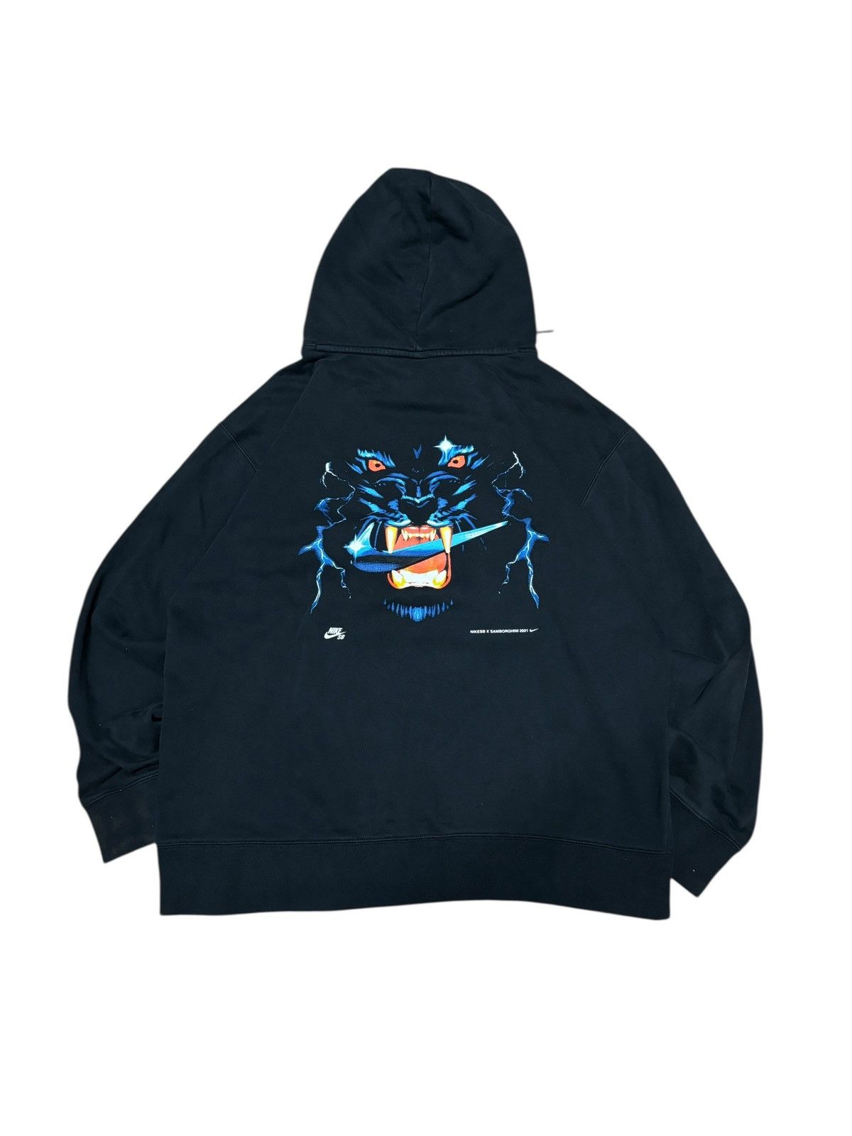 Nike 🔥Sunfaded Nike SB X Samborghini 2021 Hoodie Pullover Size US L / EU 52-54 / 3 - 1 Thumbnail