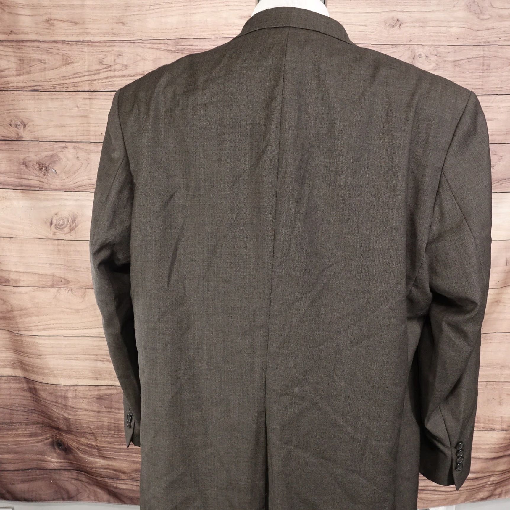 Ralph Lauren LAUREN RALPH LAUREN Wool Sport Coat Blazer Suit Jacket Mens 48R Brown Size 48R - 5 Thumbnail