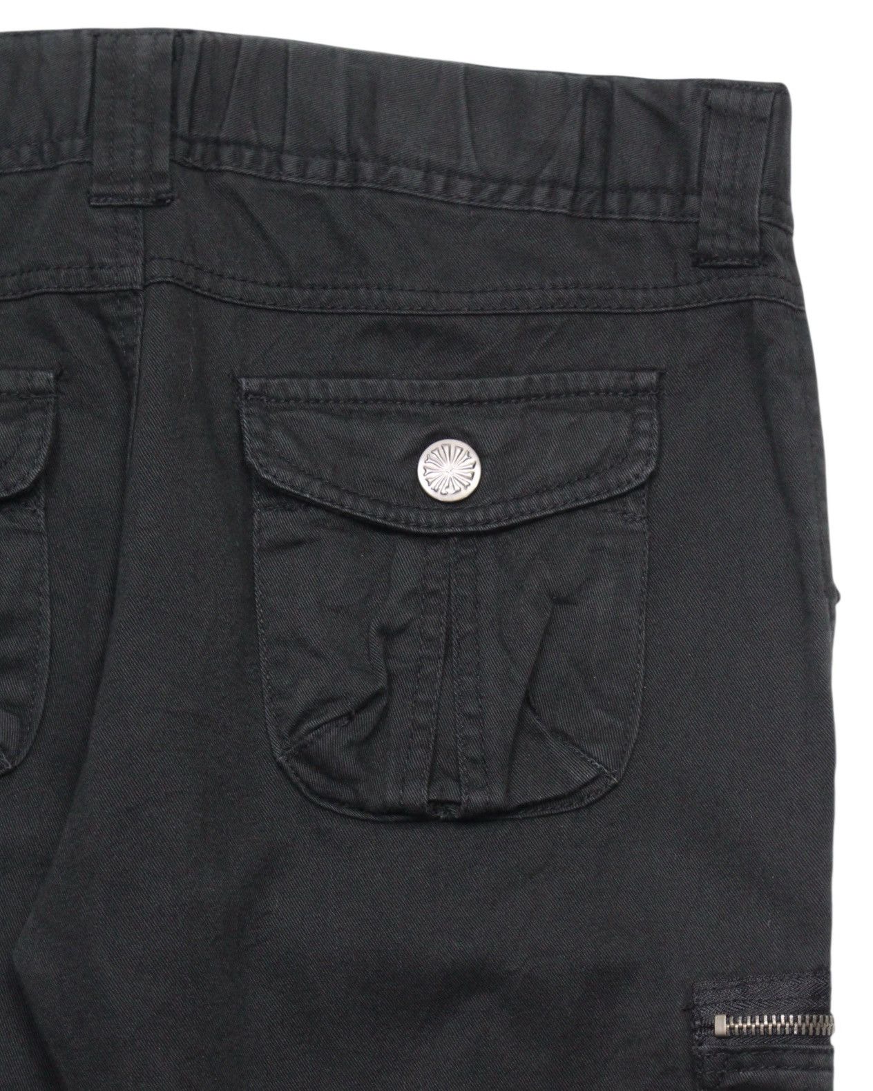 If Six Was Nine 2000S CE2 JAPAN BLACK UTILITY ZIP CARGO CROPPED PANTS Size US 30 / EU 46 - 7 Thumbnail