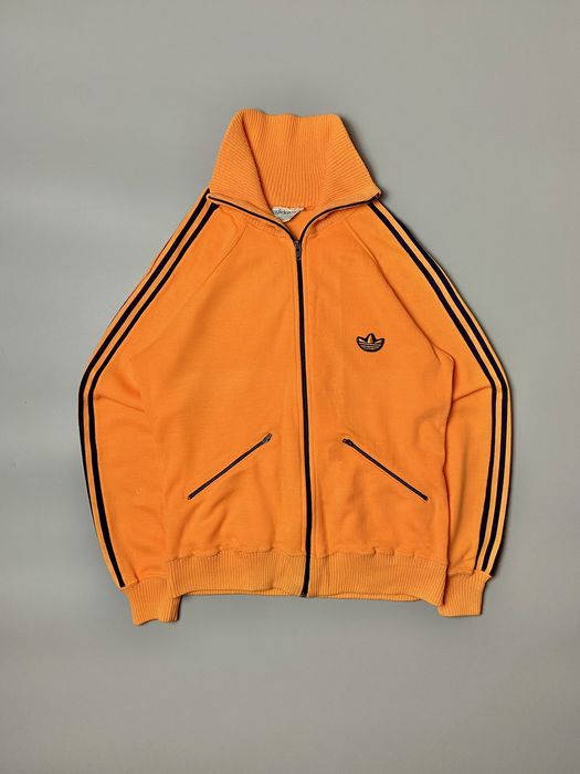 Adidas Vintage Adidas Vector Tracksuit Jacket 1980s orange Korea