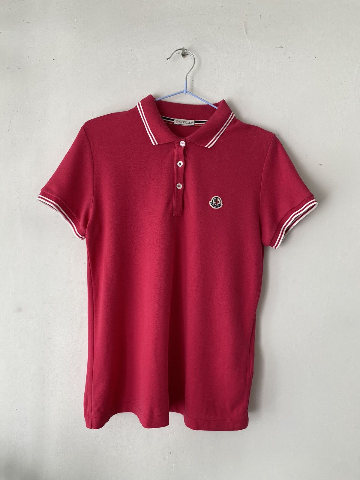 Moncler Moncler Luxury Polo T-shirt Size M / US 6-8 / IT 42-44 - 1 Thumbnail