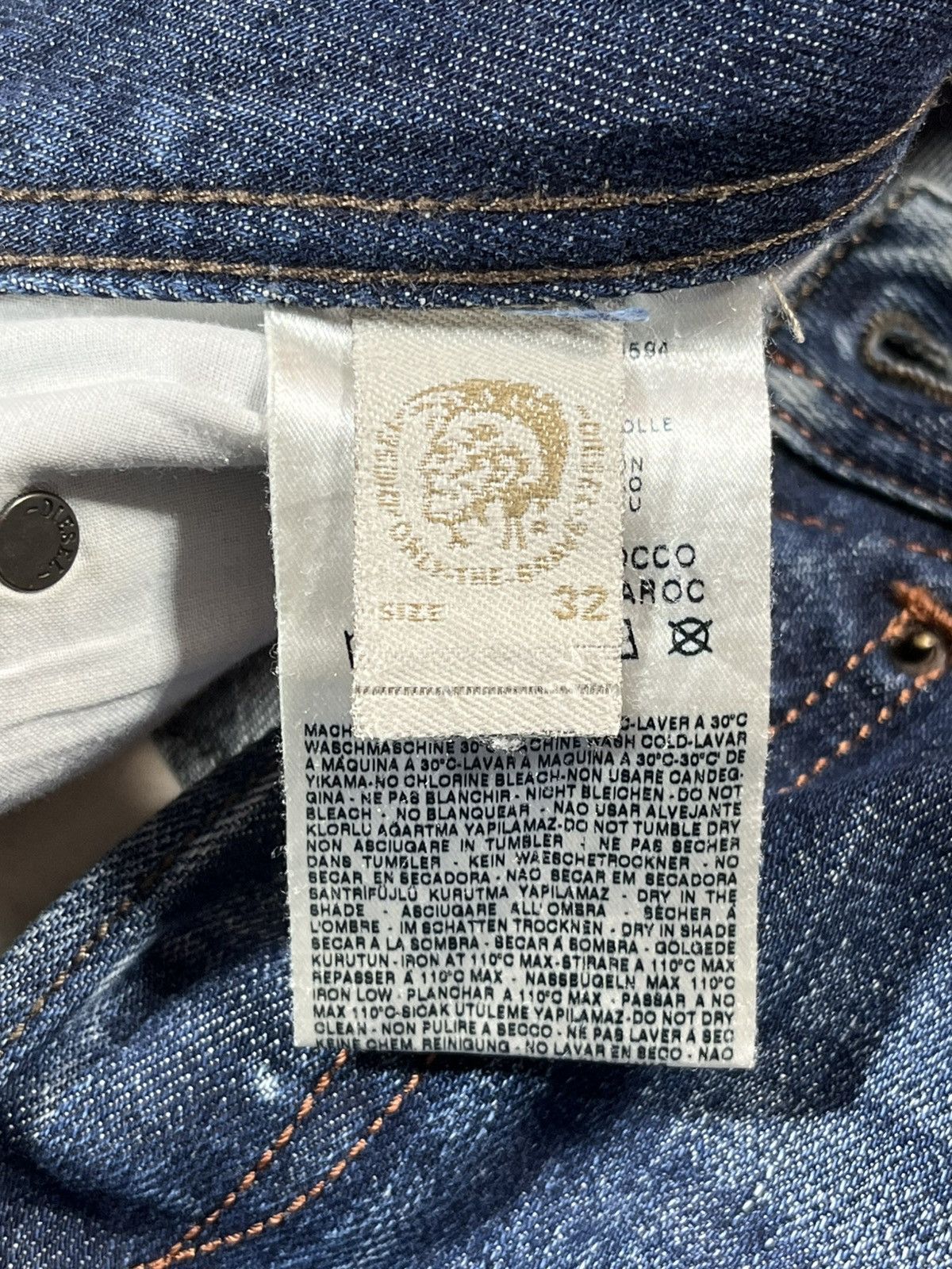 Diesel Diesel Safado Vintage Y2K Jeans Size US 32 / EU 48 - 7 Thumbnail