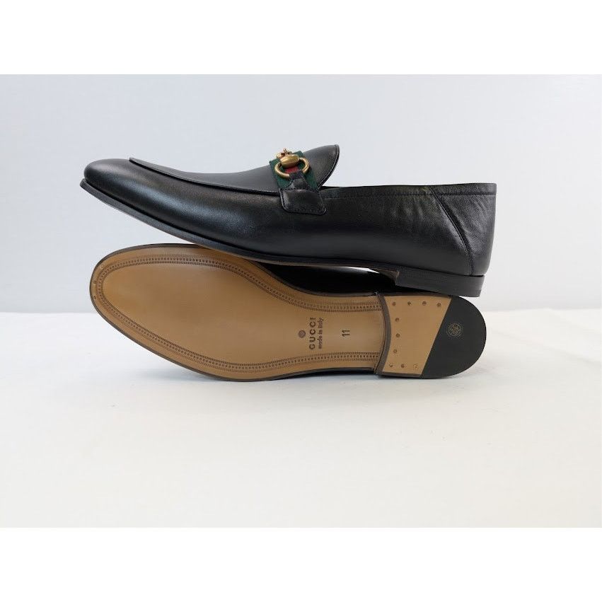 Gucci o1rshd1 Gnello Plonge Leather Loafer Boots in Nero Size US 11.5 / EU 44-45 - 13 Thumbnail