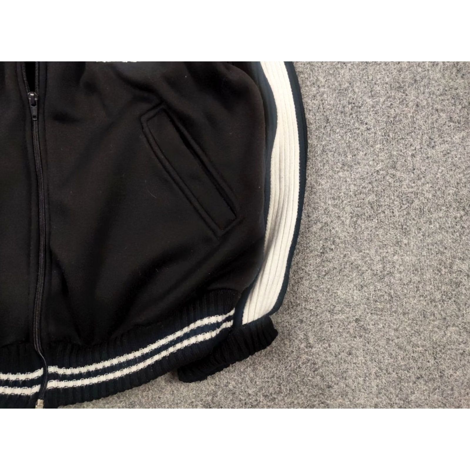Dolce & Gabbana VINTAGE Dolce&Gabbana Logo Black ribbed Light Jacket Y2K Style Mens M Size US M / EU 48-50 / 2 - 5 Thumbnail