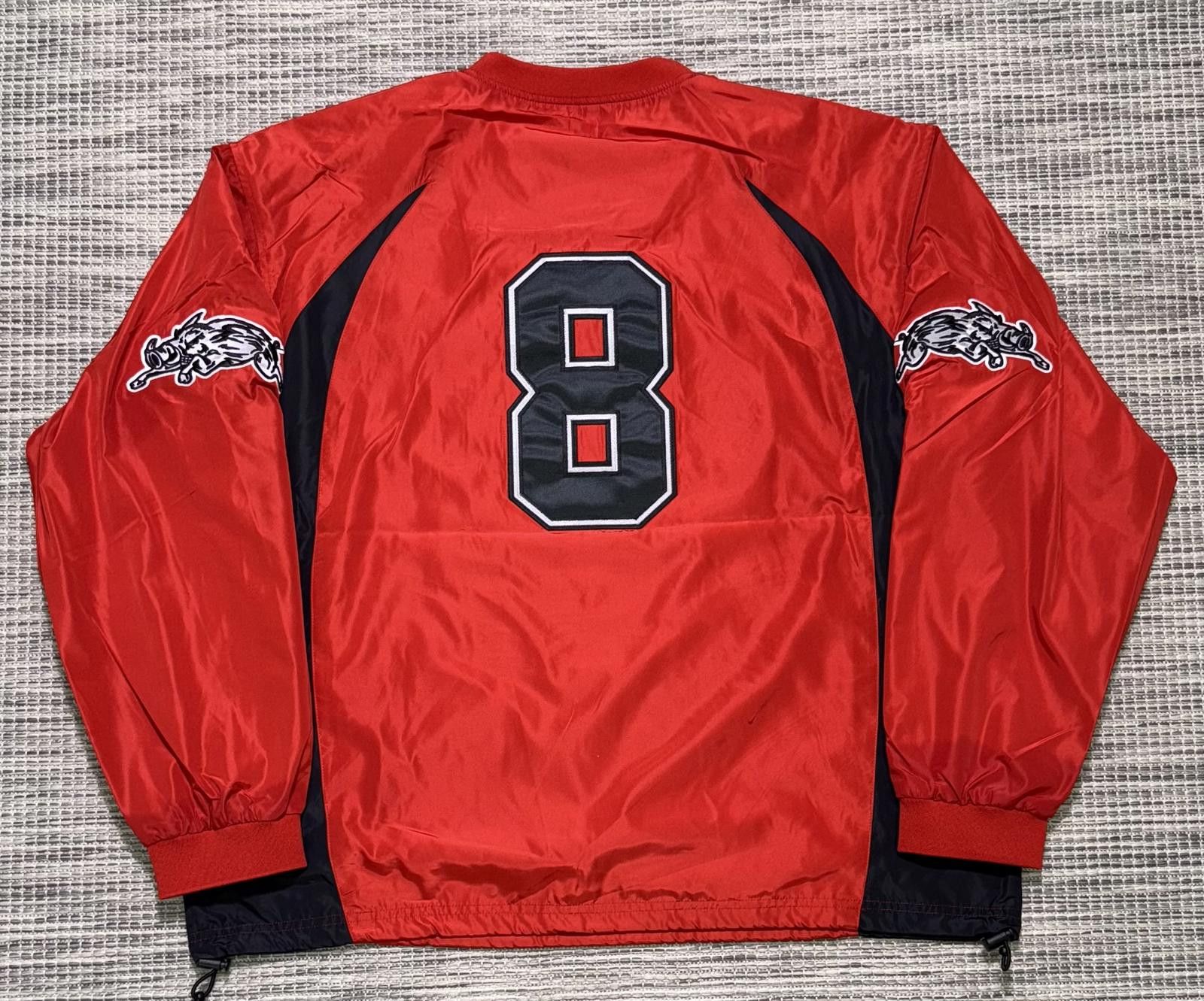 Supreme Supreme Red Warthog Warm Up Pullover Jacket Size US L / EU 52-54 / 3 - 3 Thumbnail