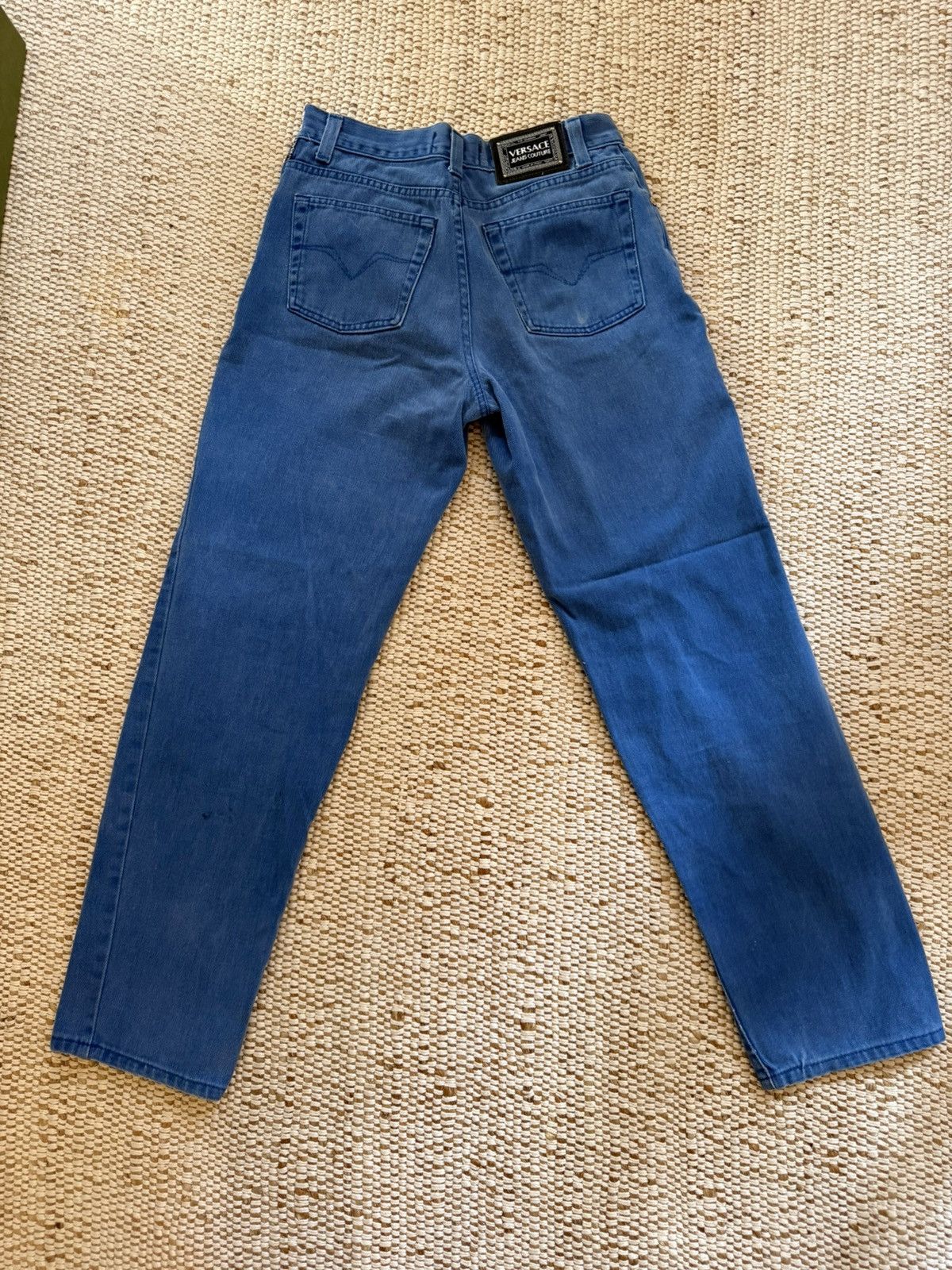 Versace Jeans Couture Vintage Versace Jeans Couture Cornflower Blue Jeans Size US 30 / EU 46 - 4 Thumbnail