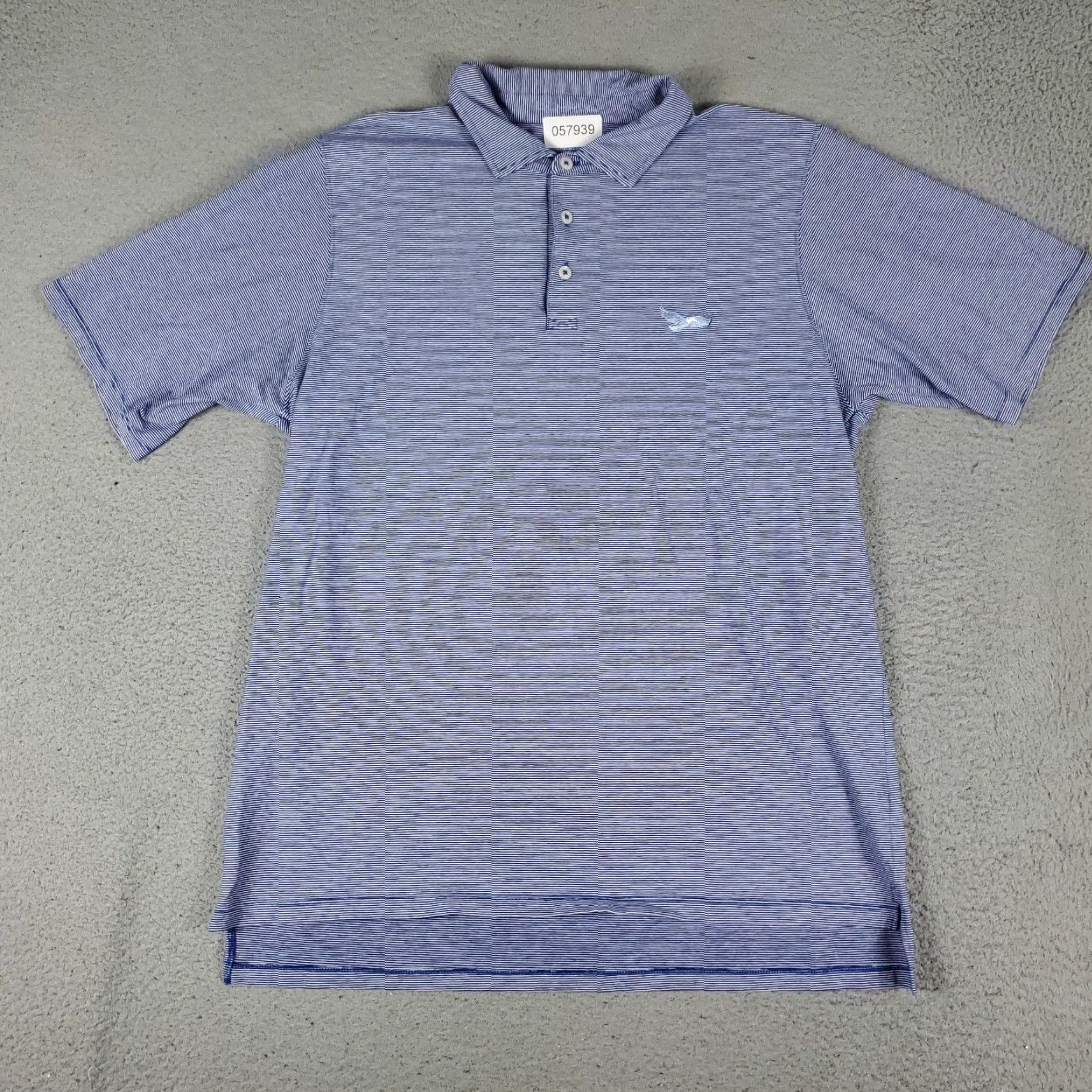 Vintage VINTAGE B Draddy Polo Shirt Men Large Blue Striped Short Sleeve Casual Golf Preppy Size US L / EU 52-54 / 3 - 2 Thumbnail