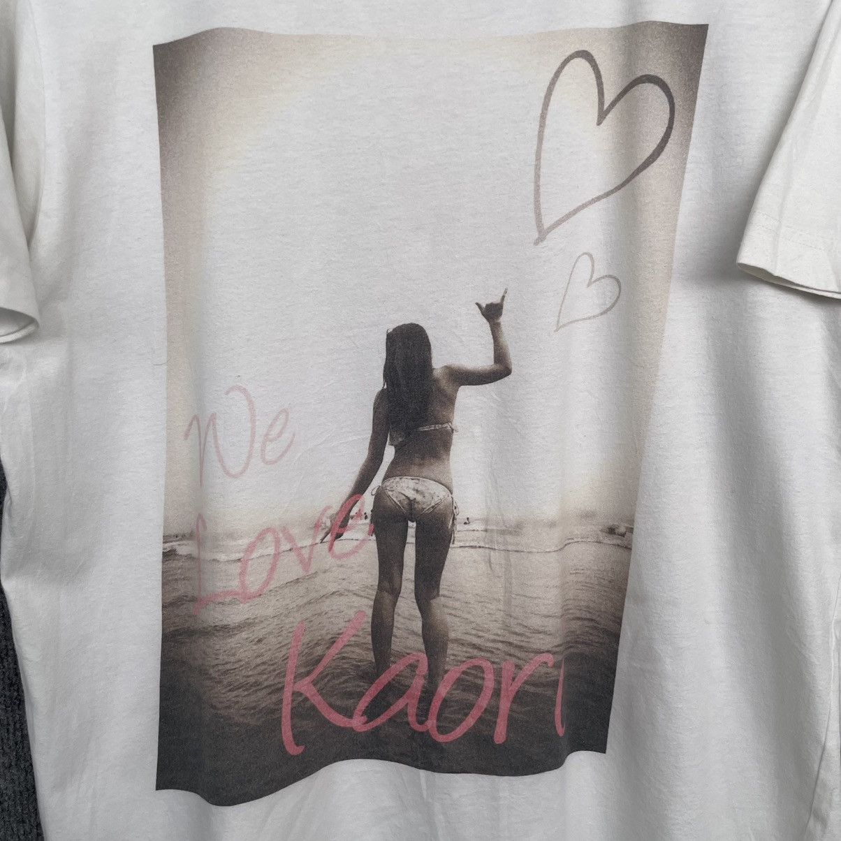 Hysteric Glamour × If Six Was Nine × Japanese Brand UT Me We Love Kaori Sexy Japanese Bikini Photo T Shirt Size US L / EU 52-54 / 3 - 2 Thumbnail