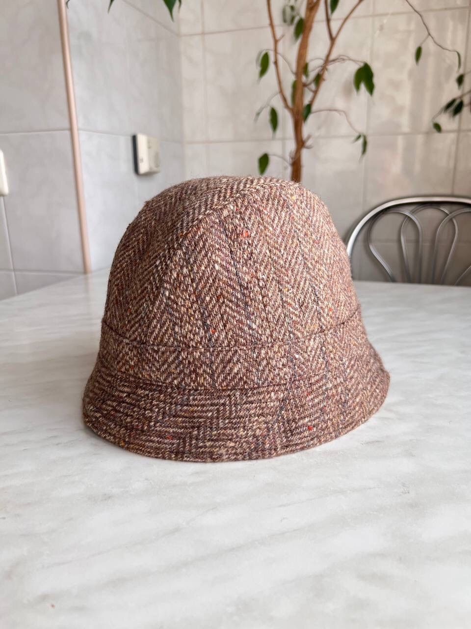 Barbour × Vintage Vintage 90s Barbour Bucket Cap Hat Wool Streetwear Hype Size ONE SIZE - 7 Thumbnail