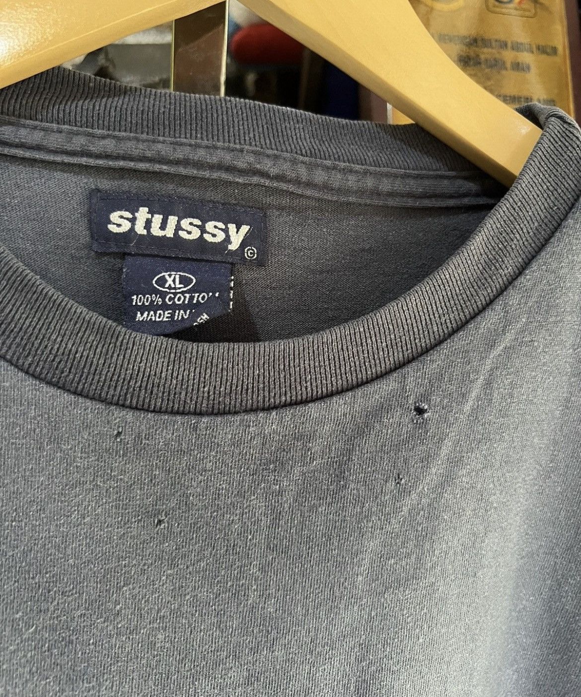 Stussy 🔥Vintage Stussy Centre Stripe Made In Usa Size US XL / EU 56 / 4 - 6 Thumbnail