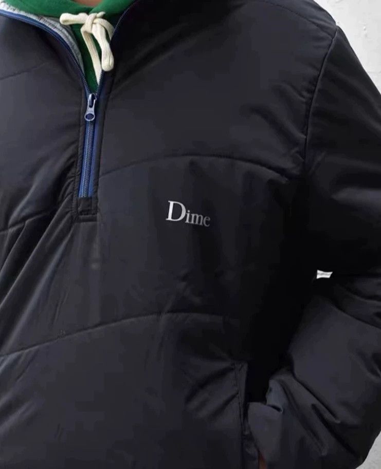 Dime Dime Trail Half Zip Jacket Black L Cotton-Lined Stand Collar Size US L / EU 52-54 / 3 - 1 Thumbnail