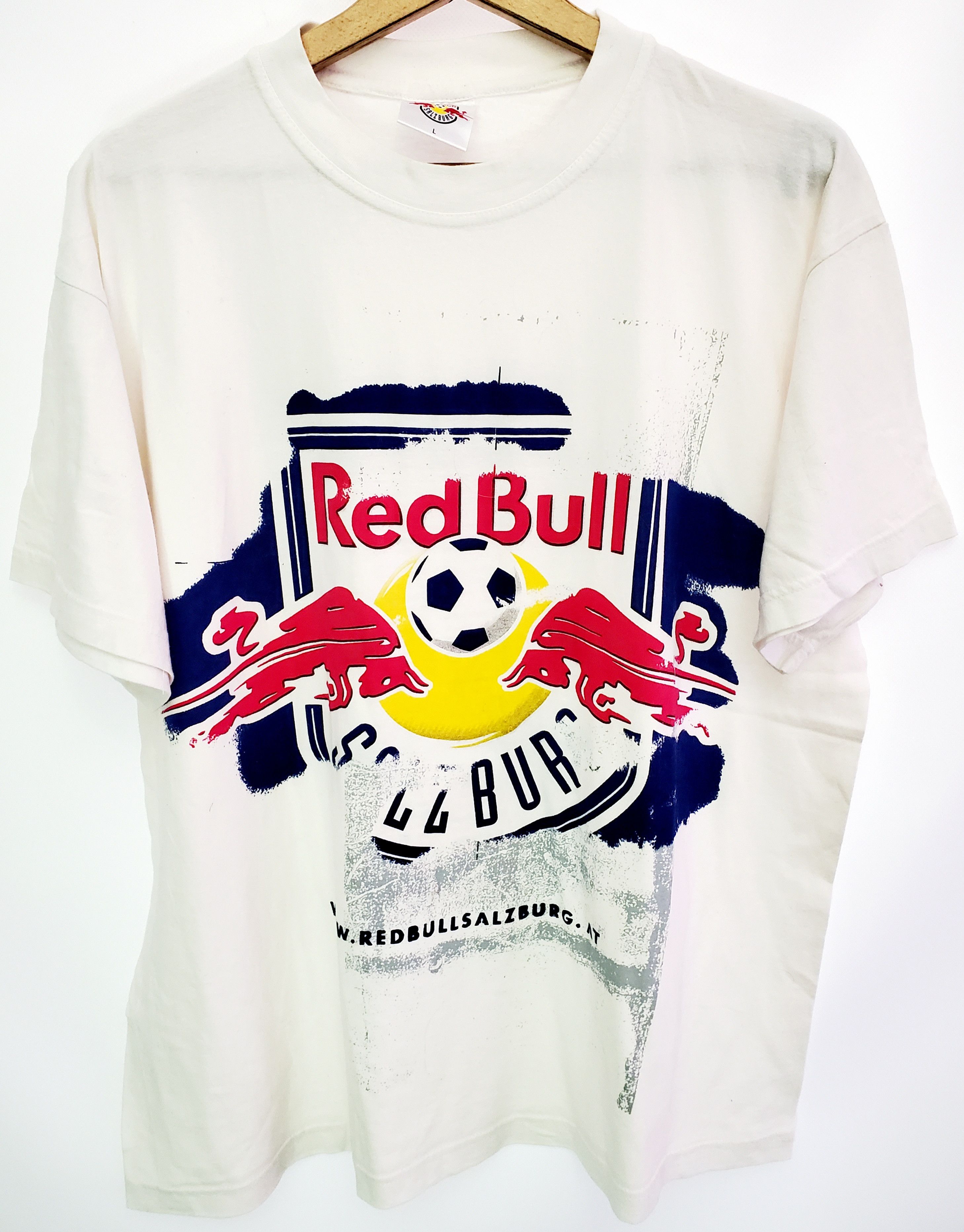 Vintage Vintage Red bull Zalzburg football soccer shirt sz L ideal Size US L / EU 52-54 / 3 - 1 Thumbnail