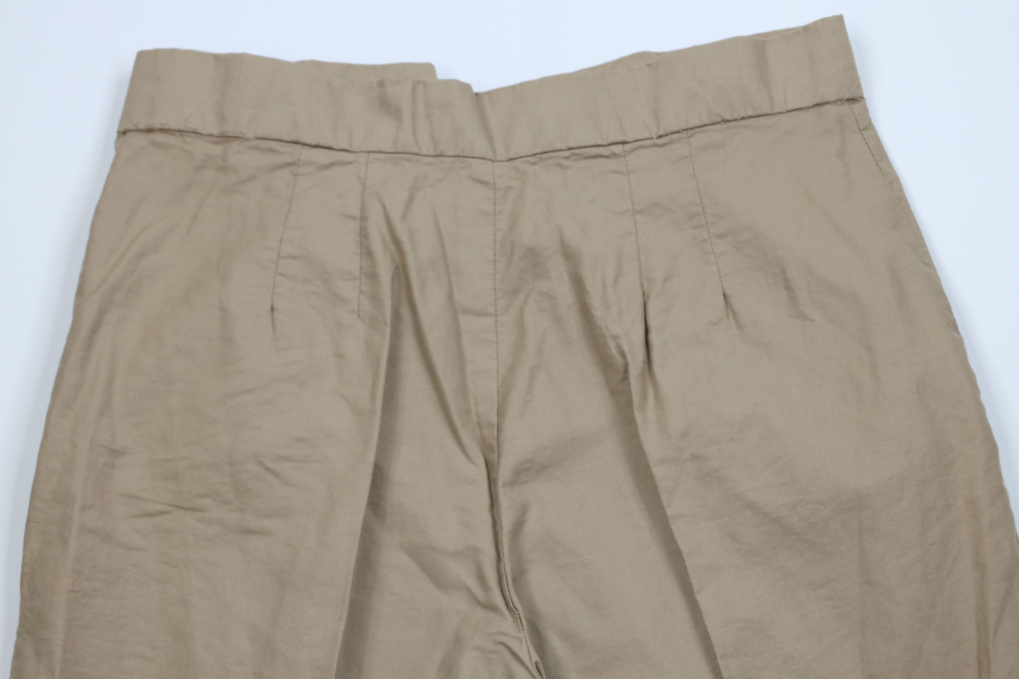 Vintage Vintage 70s Streetwear Safari Wide Leg Pants Beige USA Size US 34 / EU 50 - 9 Thumbnail
