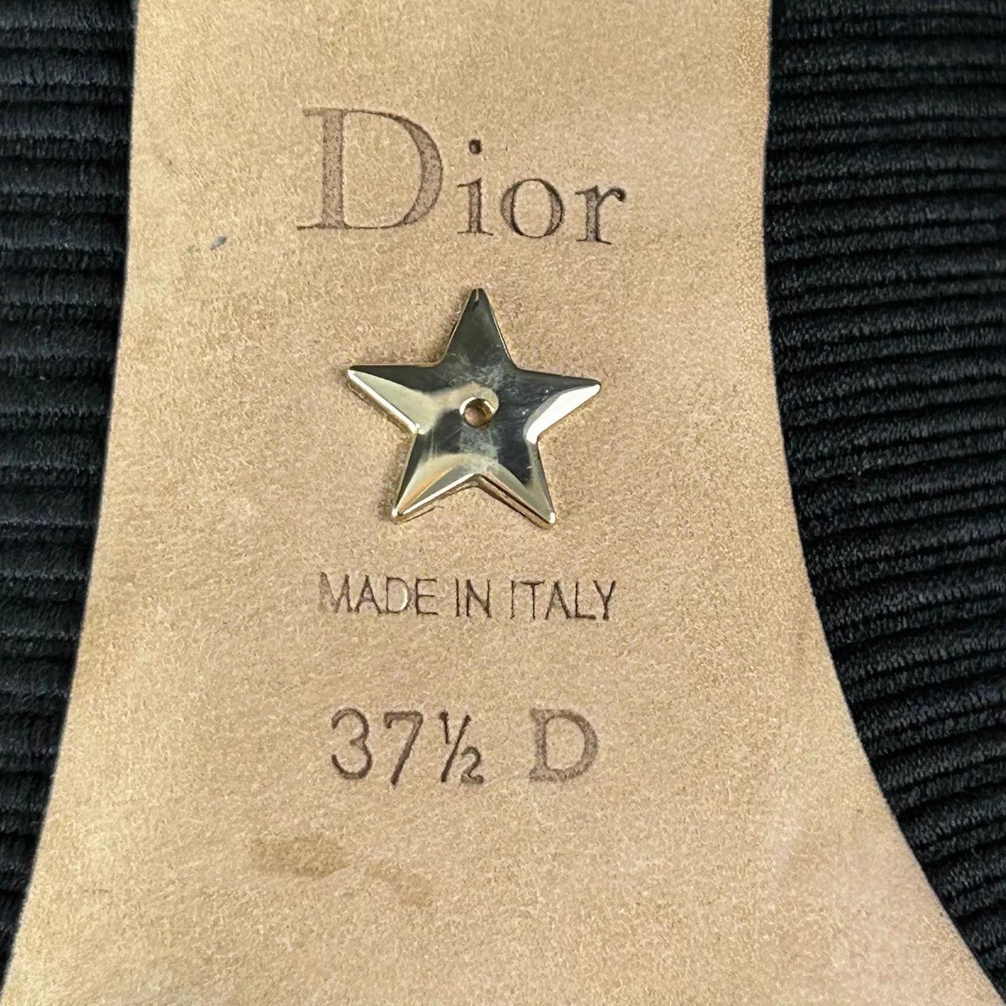 Dior Dior Women's Black Kitten Heel Pumps 37.5 Size US 7 / IT 37 - 7 Thumbnail