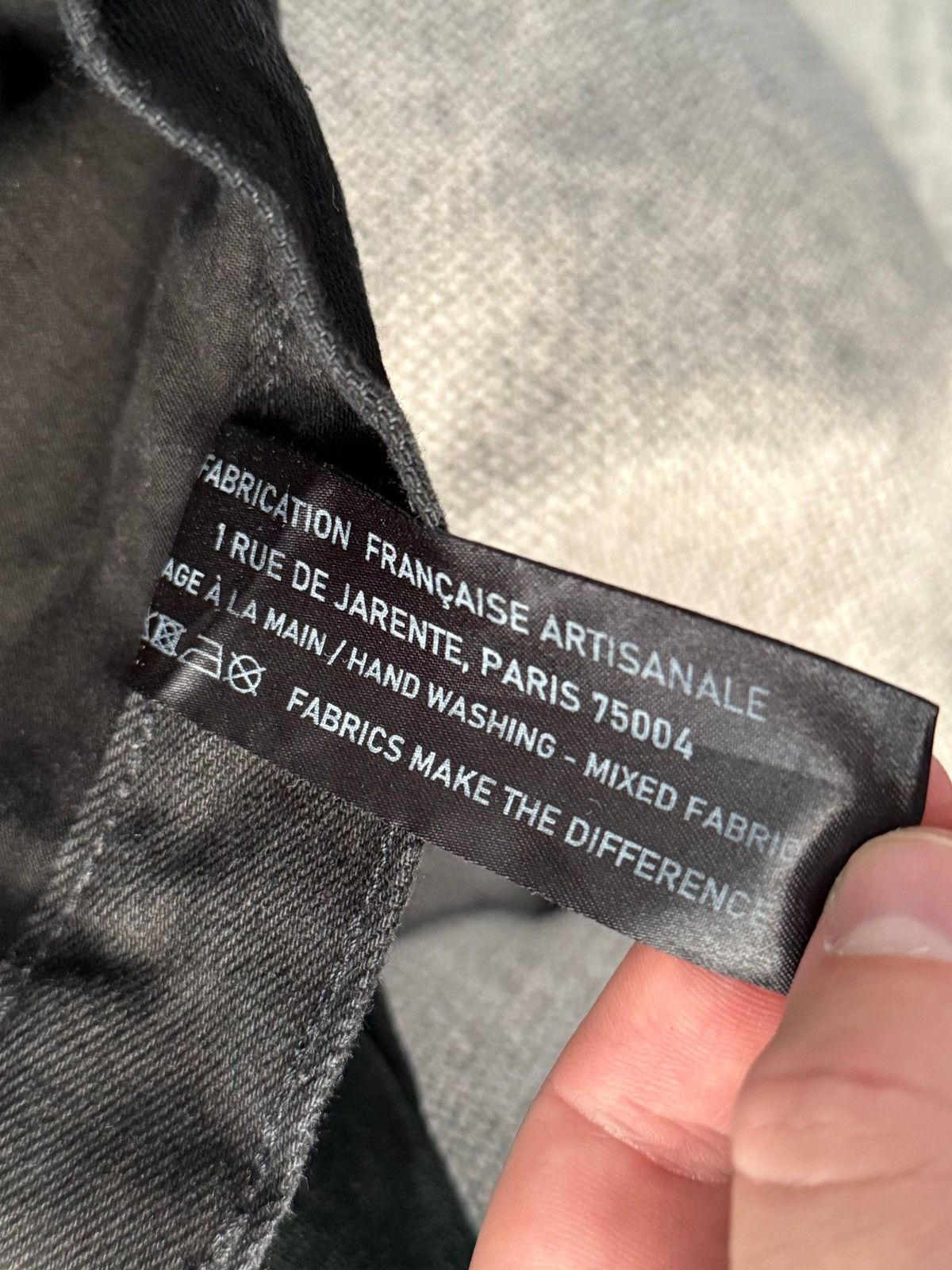 Paradoxe Paris Paradoxe Paris Baggy Black Overlaid Leather Jeans Size US 30 / EU 46 - 4 Thumbnail