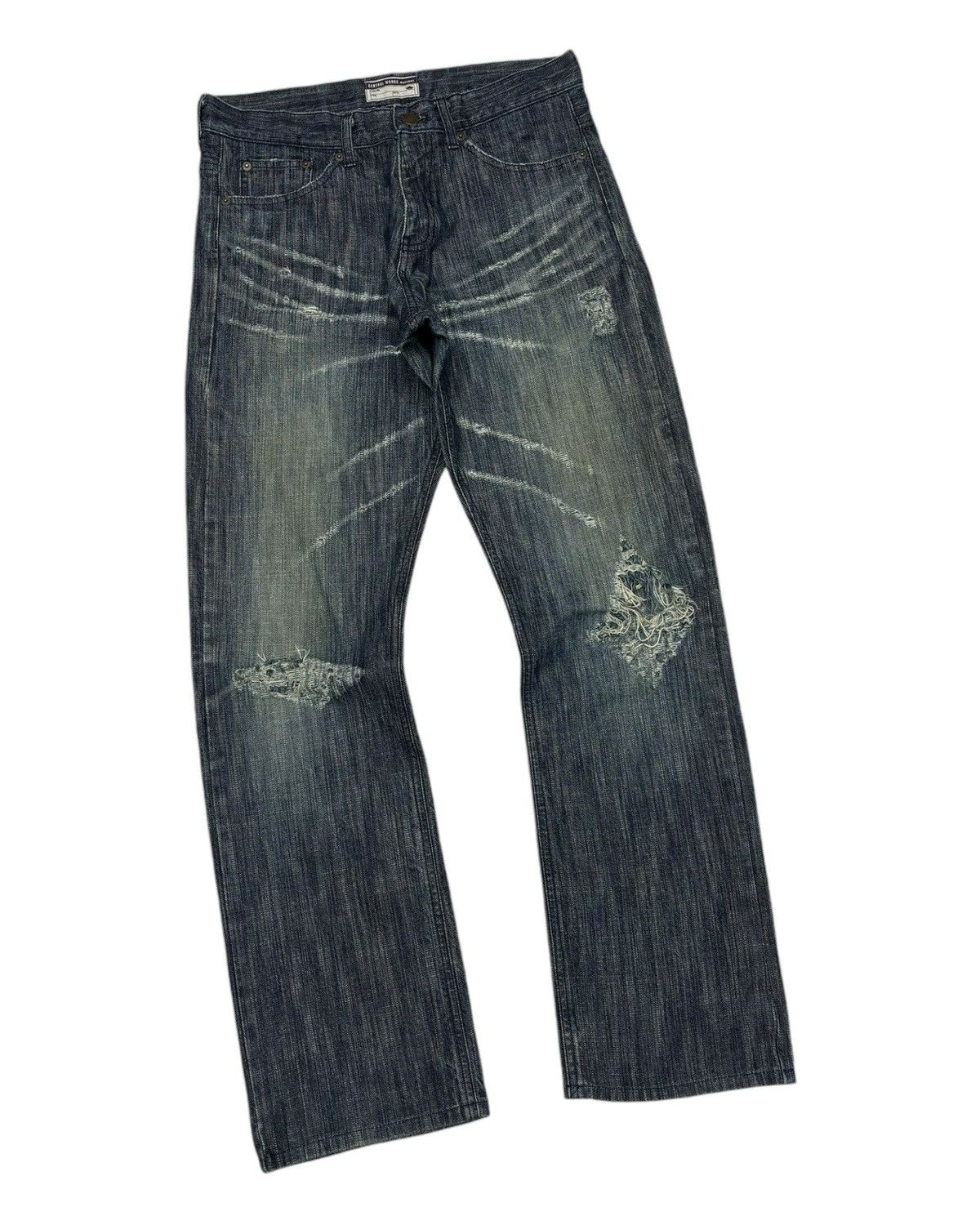 Dior DIOR VIBES MICHEL KLEIN CLAW-MARK DISTRESSED DENIM JEANS Size US 30 / EU 46 - 5 Thumbnail
