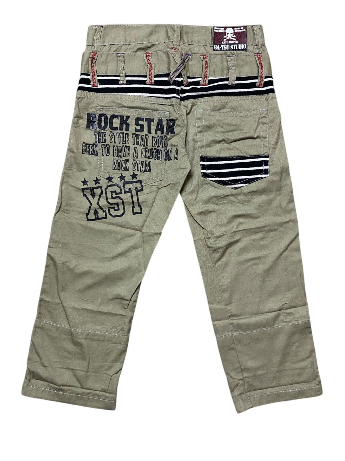 Japanese Brand Bat-su Studio Cropped Pants Streetwear Fashion Size US 30 / EU 46 - 9 Thumbnail