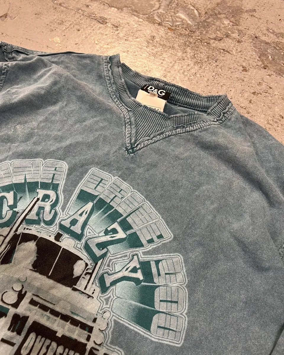 Dolce & Gabbana AW2004 Dolce & Gabbana Blue Teal Truck Graphic Longsleeve Size US XS / EU 42 / 0 - 5 Thumbnail