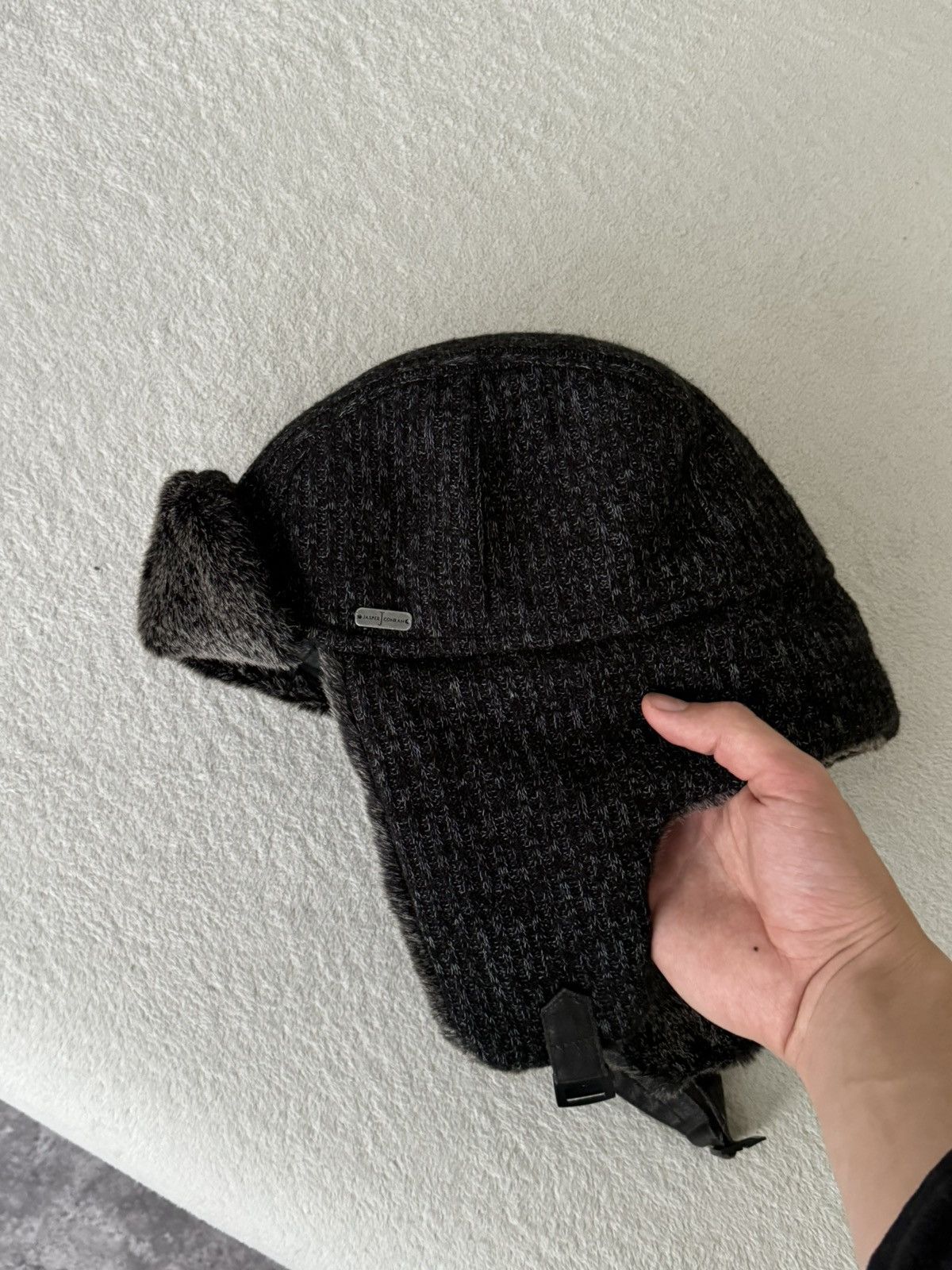 Japanese Brand × Vintage Vintage Y2K fuzzy fur ushanka hat punk Japanese Size ONE SIZE - 6 Thumbnail