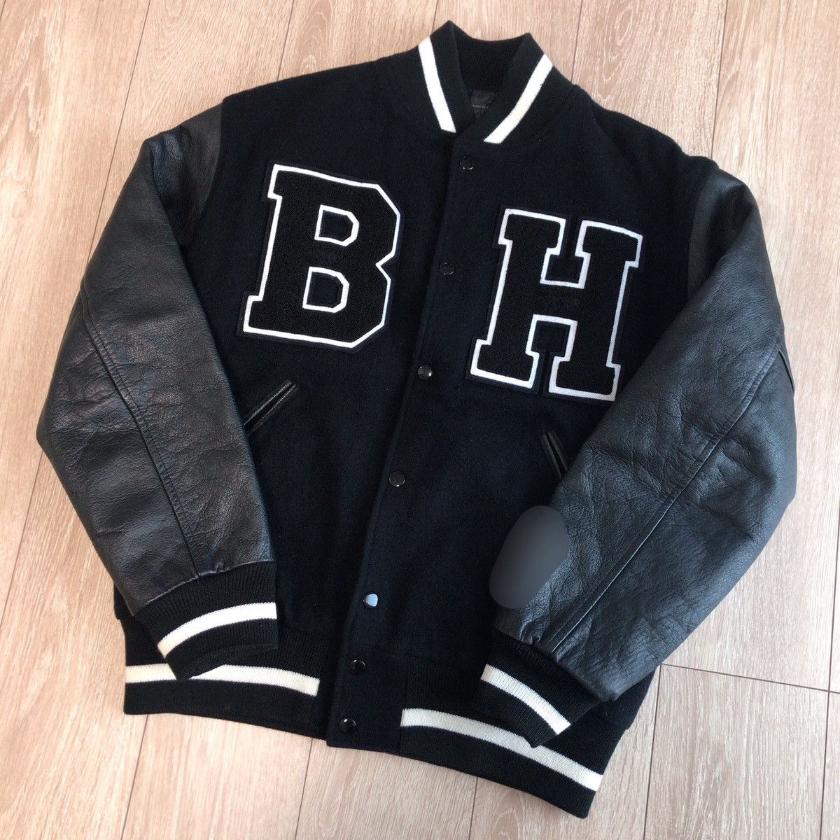 GOODENOUGH 90s GOODENOUGH × BOUNTY HUNTER Varsity Jacket Size US M / EU 48-50 / 2 - 1 Thumbnail