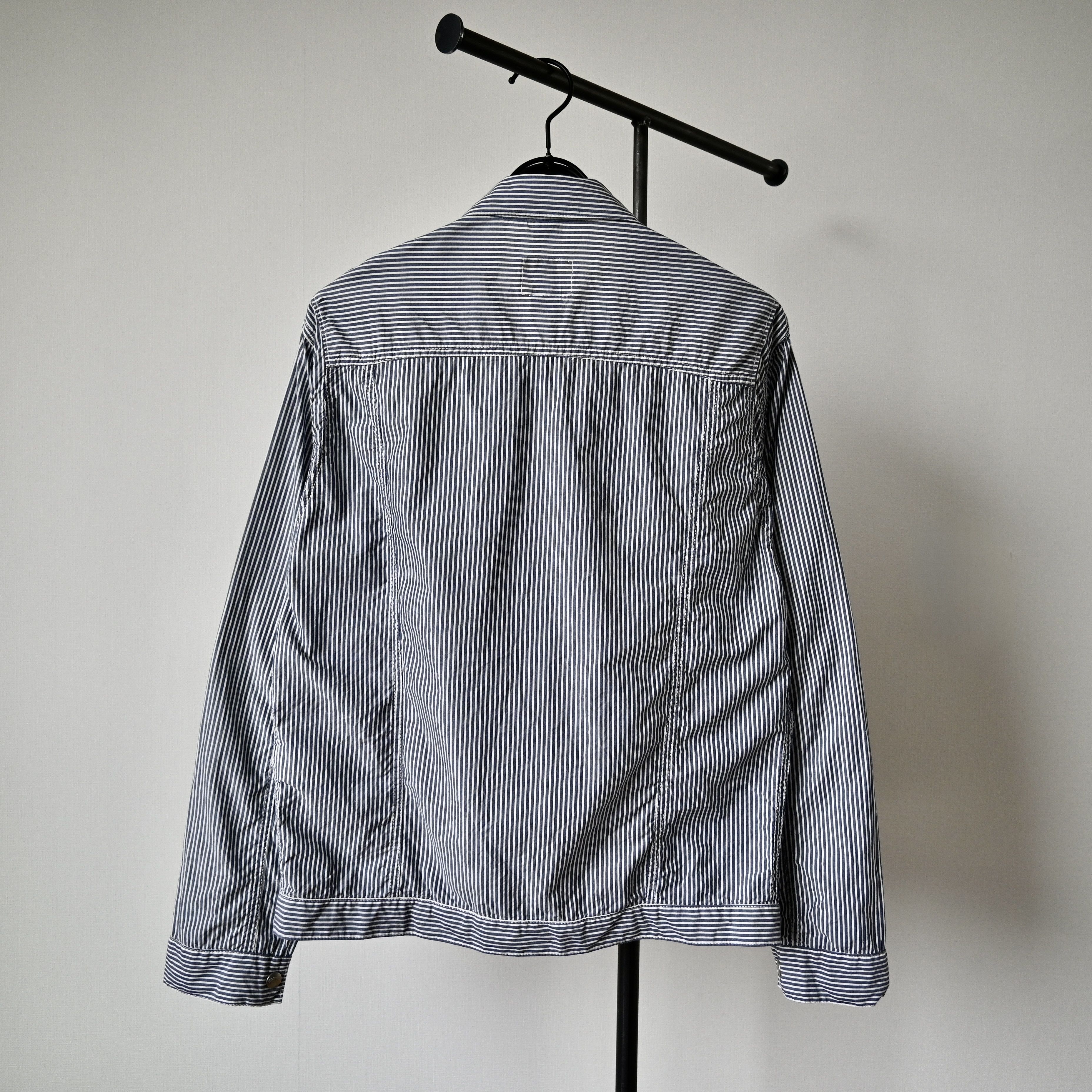 Japanese Brand Wrangler for Ships 11MJZ trucker jacket type shirt Size US M / EU 48-50 / 2 - 2 Thumbnail