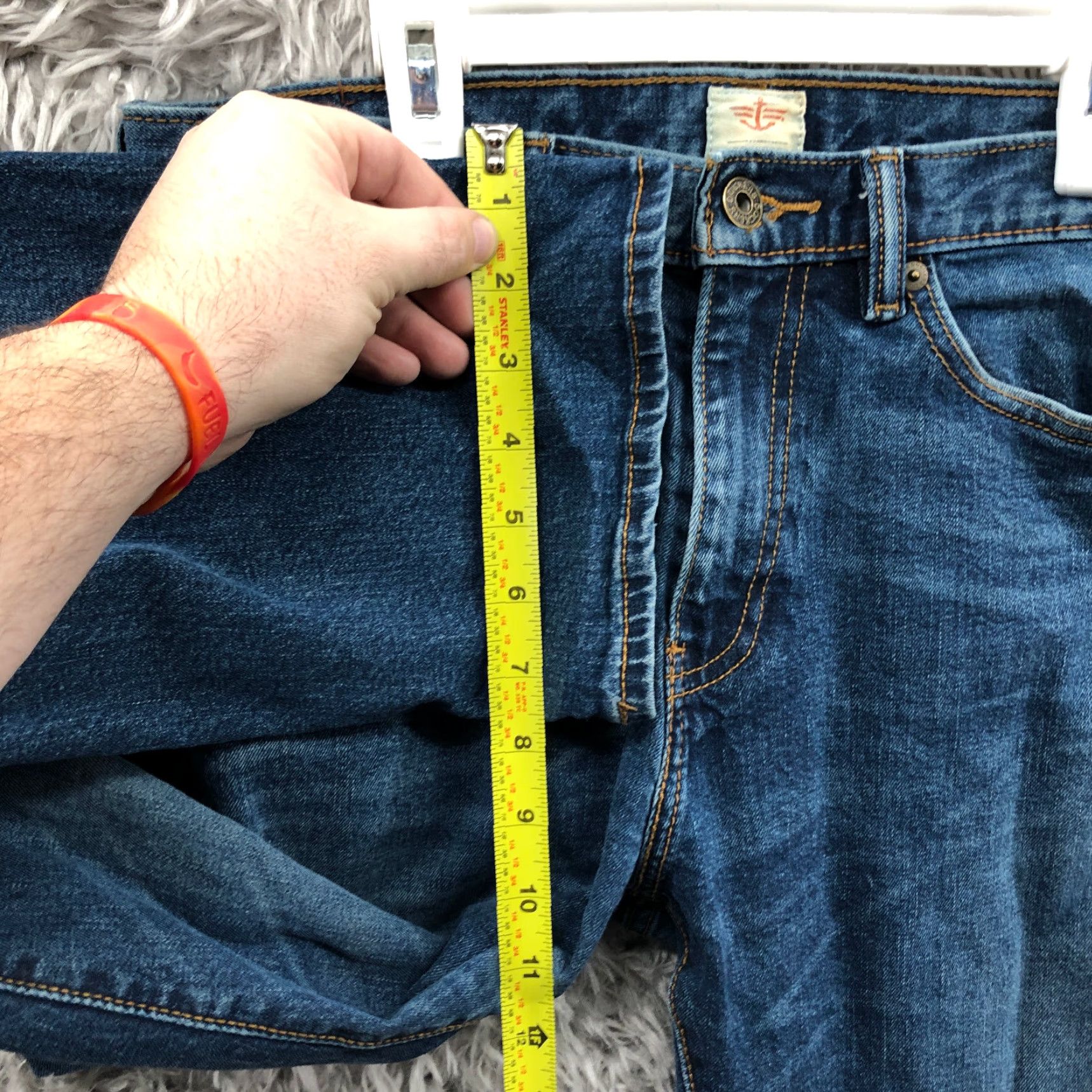 Dockers Dockers Jeans 30x30 Mens Mid Rise Straight Leg Dark Wash Blue Denim Jeans Size US 30 / EU 46 - 4 Thumbnail