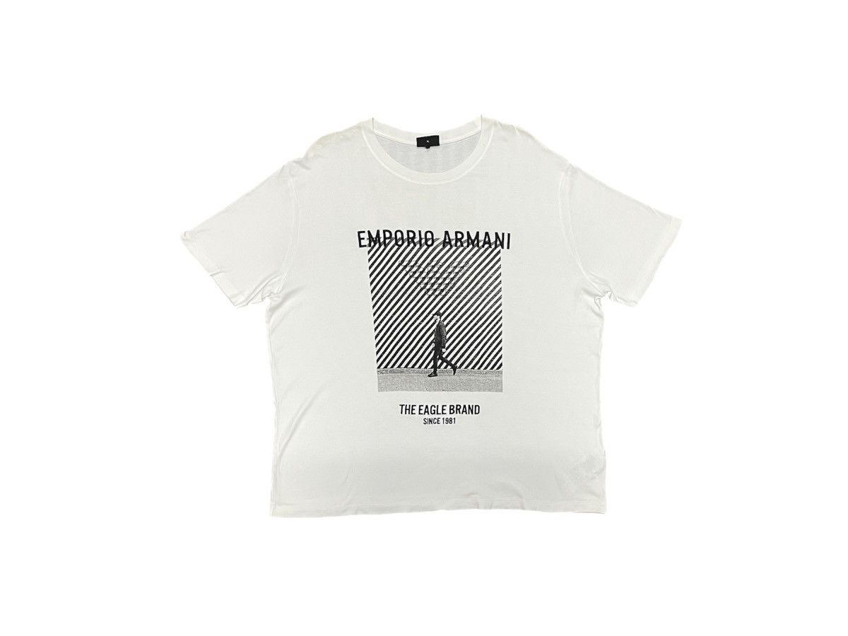 Emporio Armani 2000s EMPORIO ARMANI THE EAGLE BRAND PHOTO TEES XL Size US XL / EU 56 / 4 - 1 Thumbnail