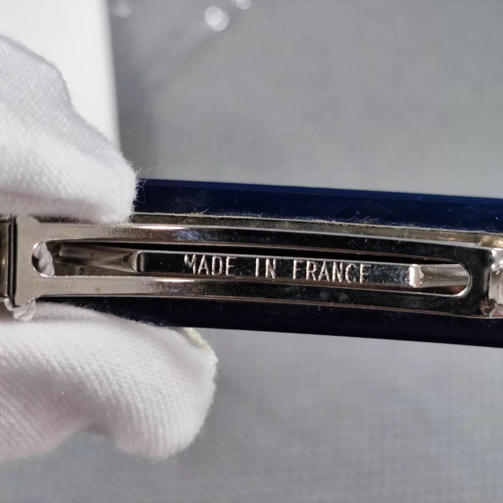Chanel Chanel Navy Hair Clip Size ONE SIZE - 3 Thumbnail