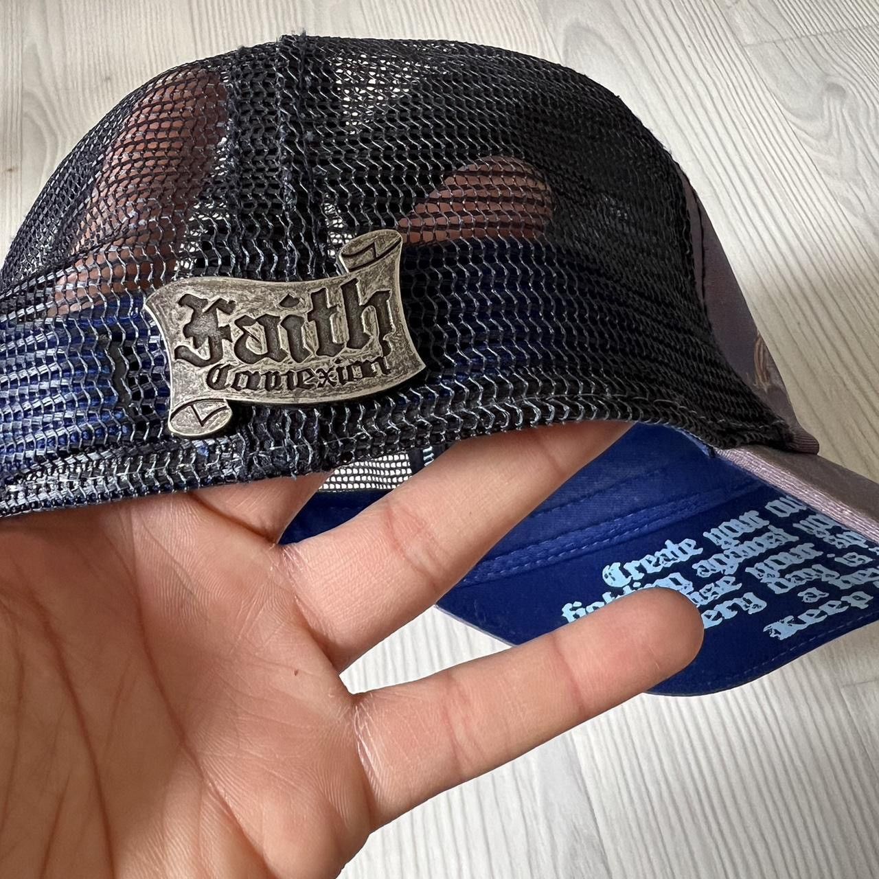 Faith Connexion Rare : FAITH CONNEXION Cap Angel Print Purple Trucker Hat Size ONE SIZE - 2 Thumbnail