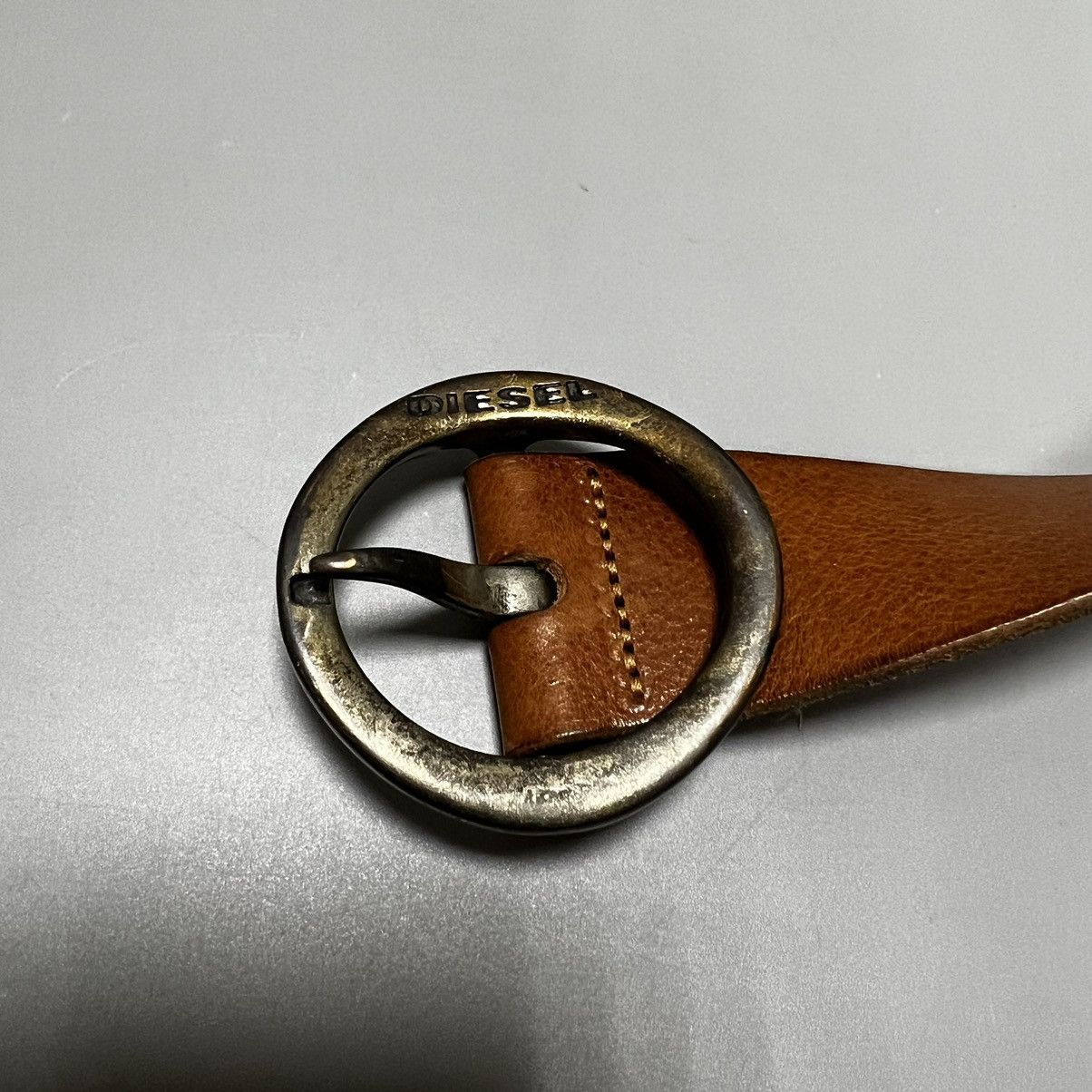 Diesel Vintage Diesel Leather old Belt Size ONE SIZE - 10 Thumbnail