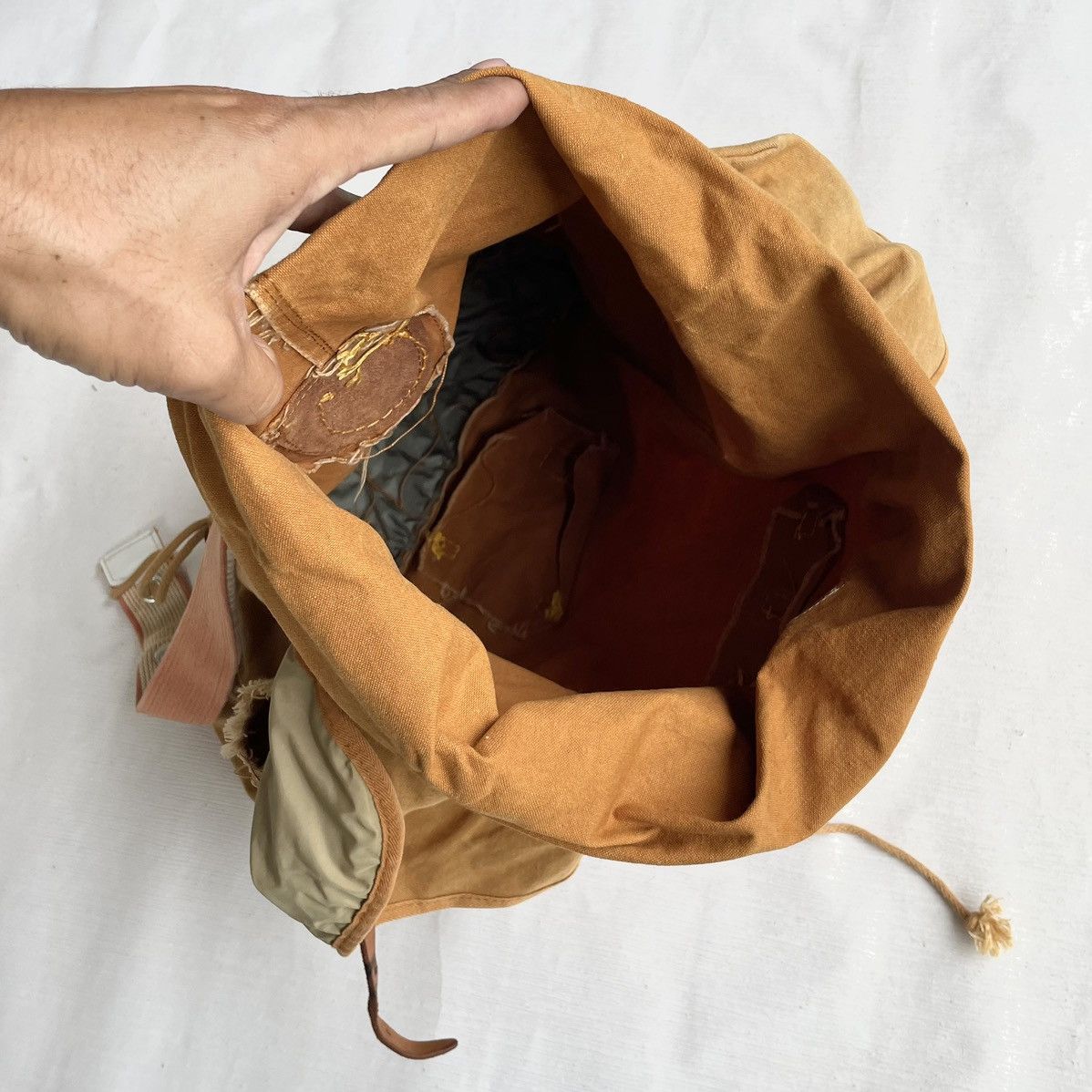 Canvas × Japanese Brand Zett Pecker Watanabe Canvas Backpack Size ONE SIZE - 13 Thumbnail