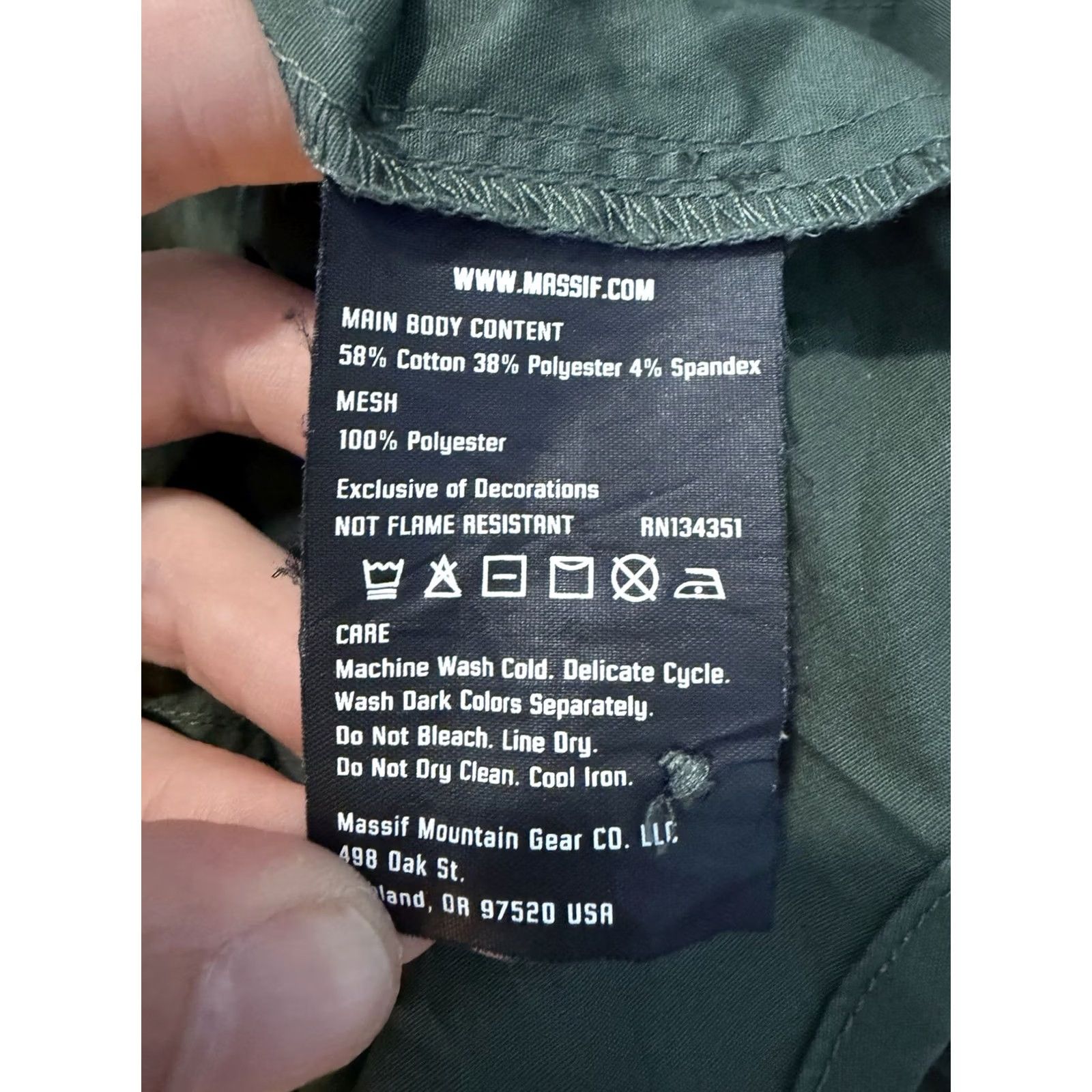 Vintage Massif Button Down Shirt Mens XL Green Officer Workwear Short Sleeve Size US XL / EU 56 / 4 - 4 Thumbnail
