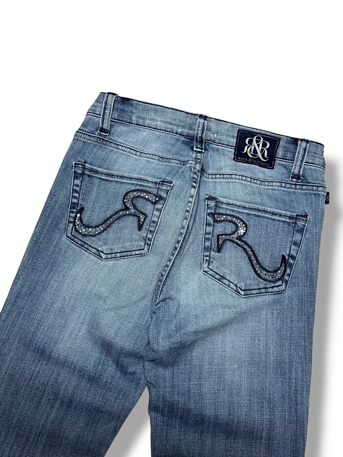 Rock & Republic 2000s Rock & Republic Jeans Vintage Boot Cut Flare Wide Leg Size 25" / US 0 / IT 36 - 5 Thumbnail