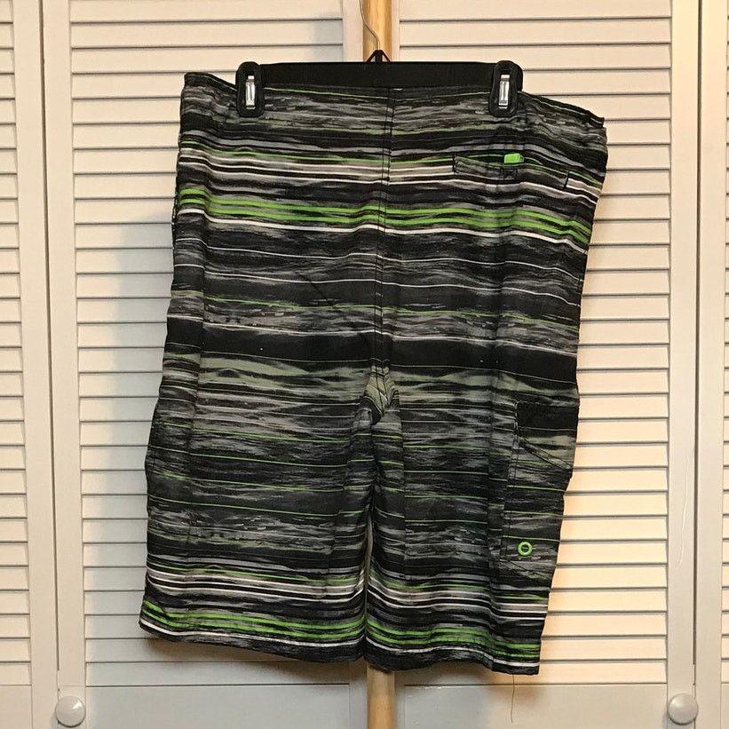 Other O'Rageous Striped Pockets Bermuda Swim Trunks 34" Size US 34 / EU 50 - 2 Thumbnail